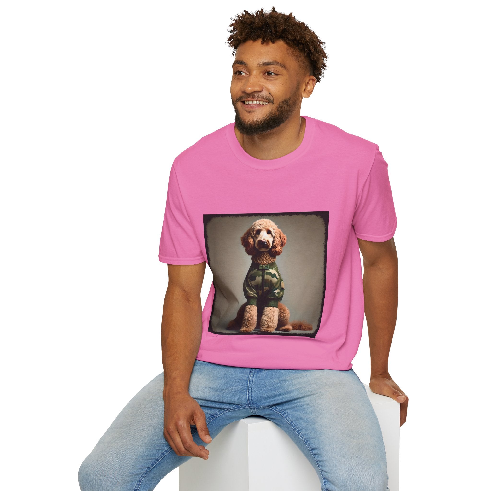 Labradoodle Camo Cutie | Unisex Dog T-Shirt