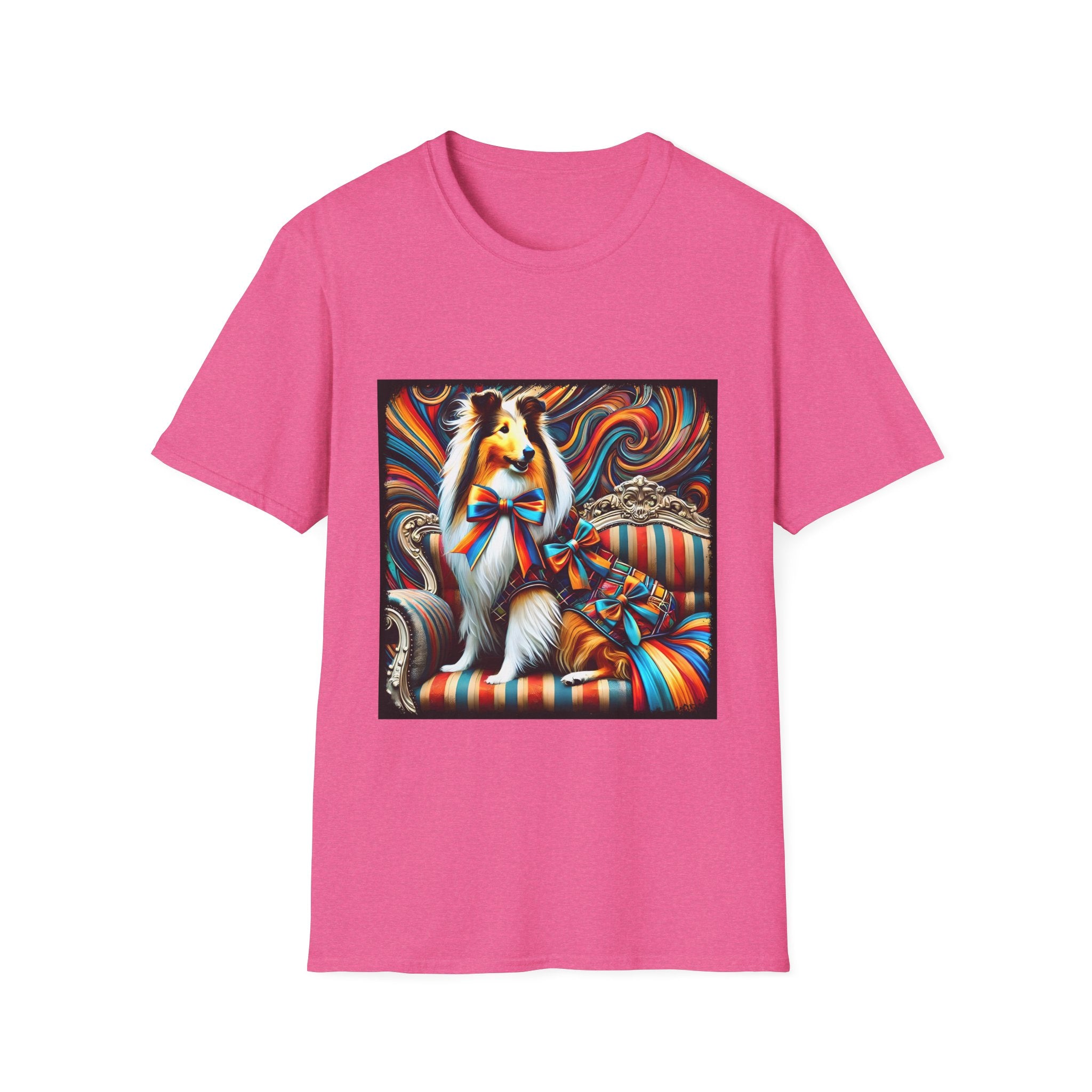 Collie Dynamic Swirl | Unisex Dog T-Shirt