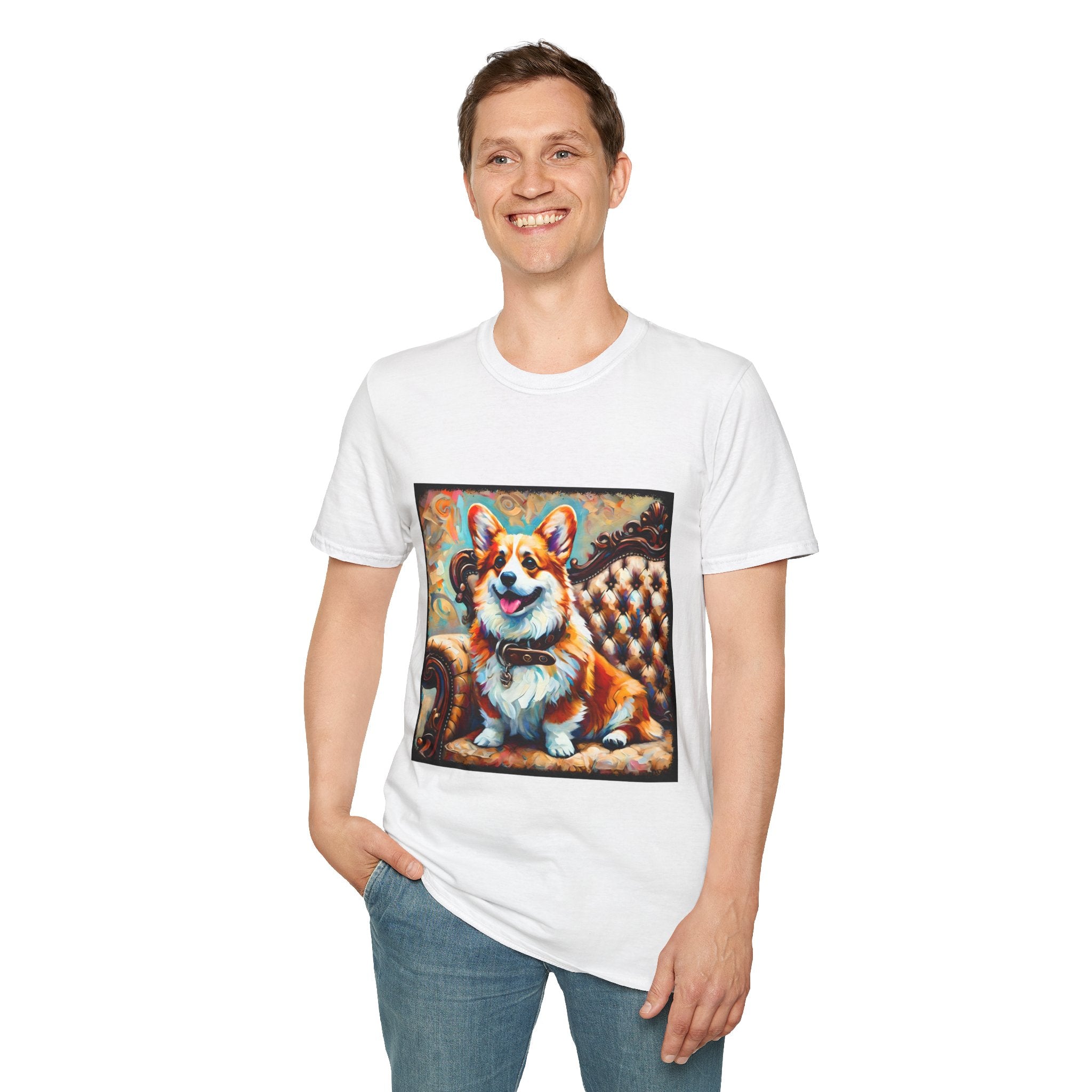 Pembroke Welsh Corgi Warm Swirl | Unisex Dog T-Shirt
