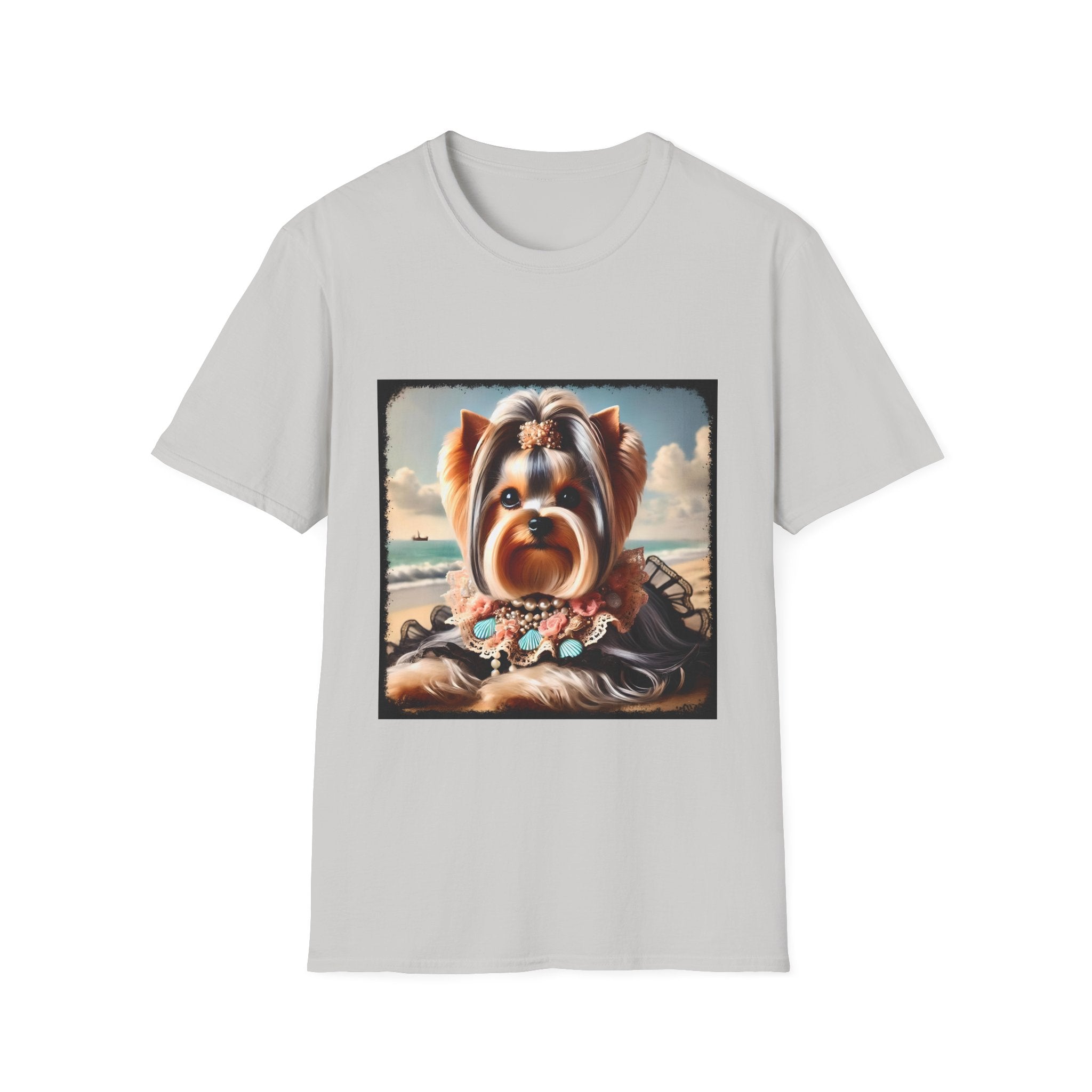 Yorkshire Terrier Beach Beauty | Unisex Dog T-Shirt