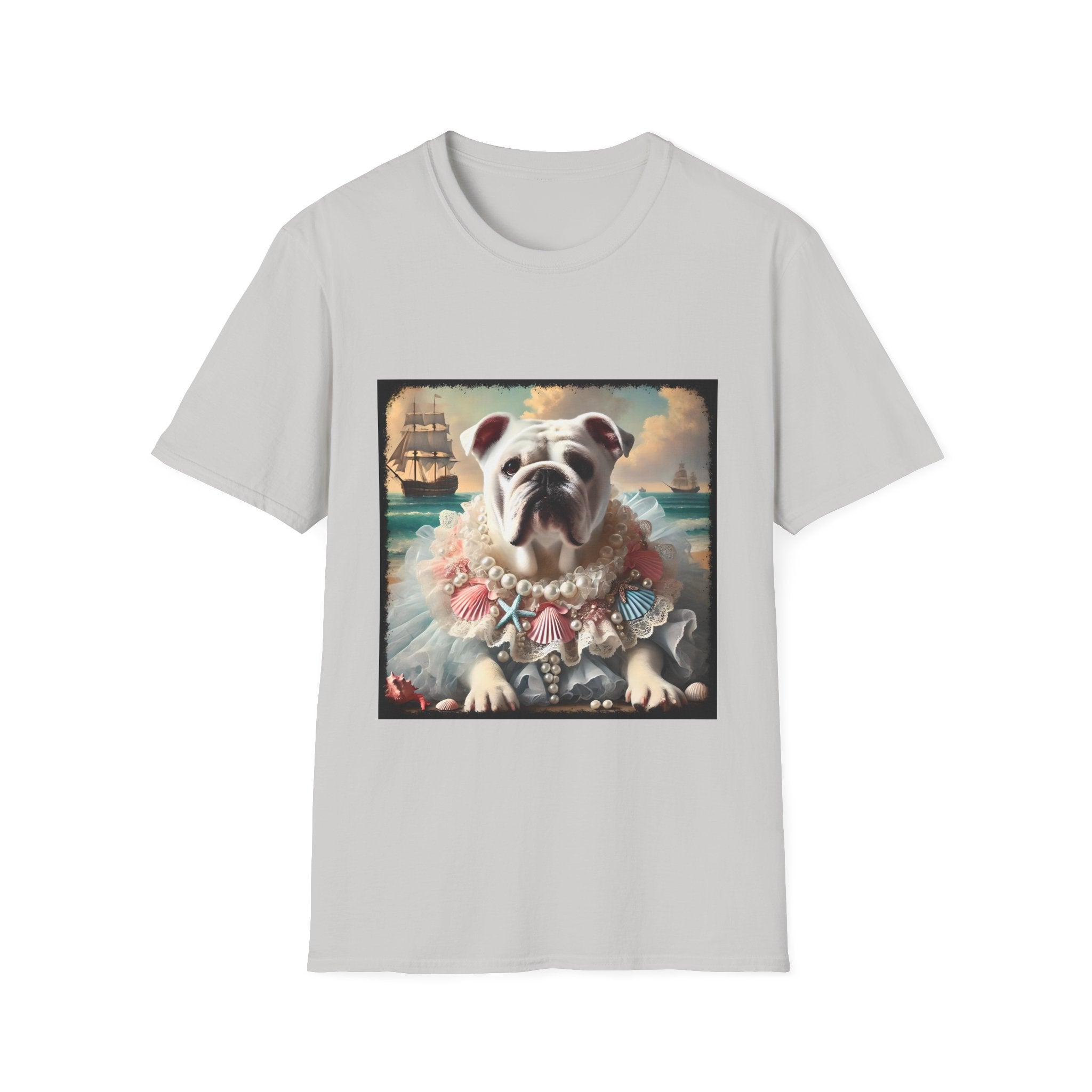 Bulldog Beach Babe | Unisex Dog T-Shirt