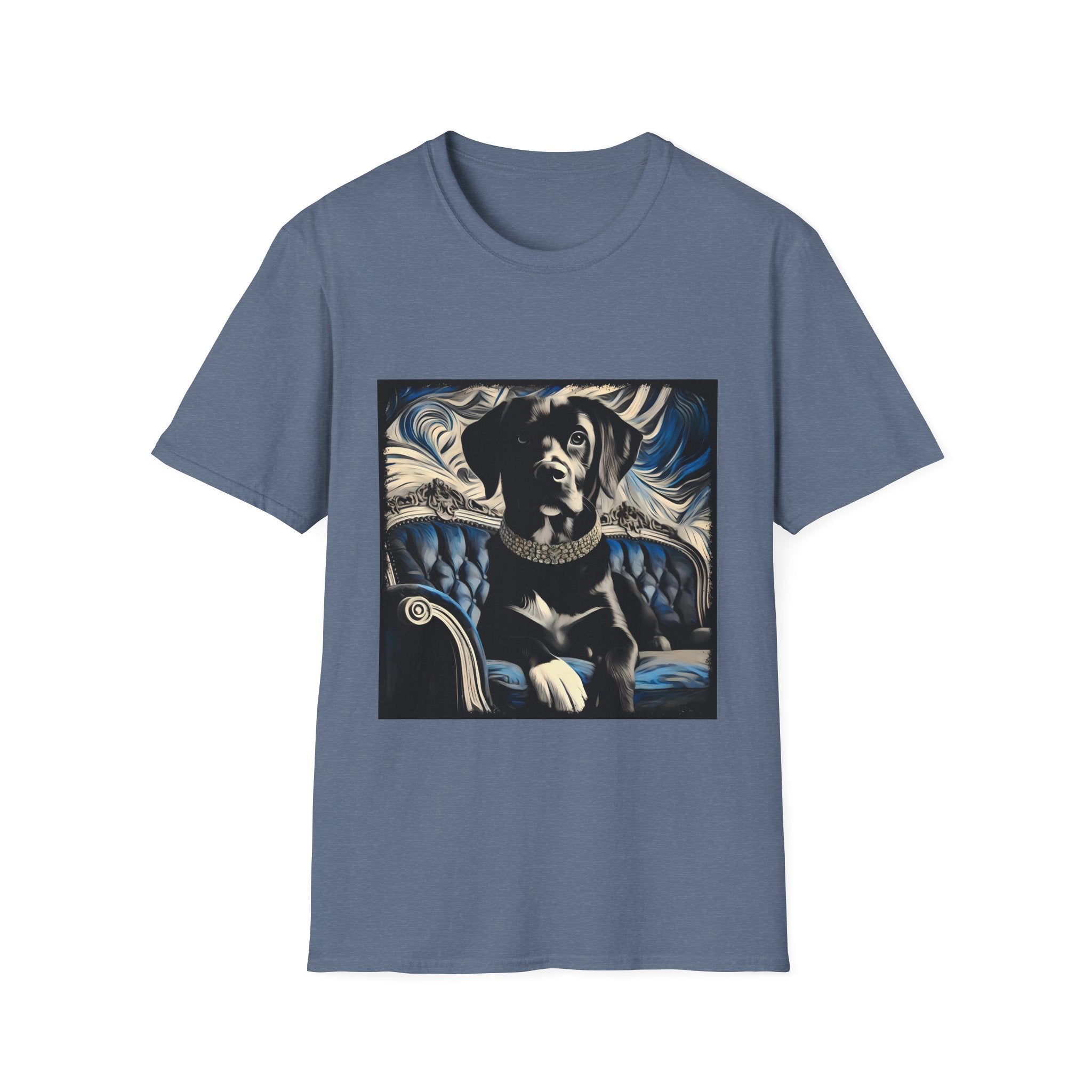 Labrador Retriever Blue and Black Swirl | Unisex Dog T-Shirt