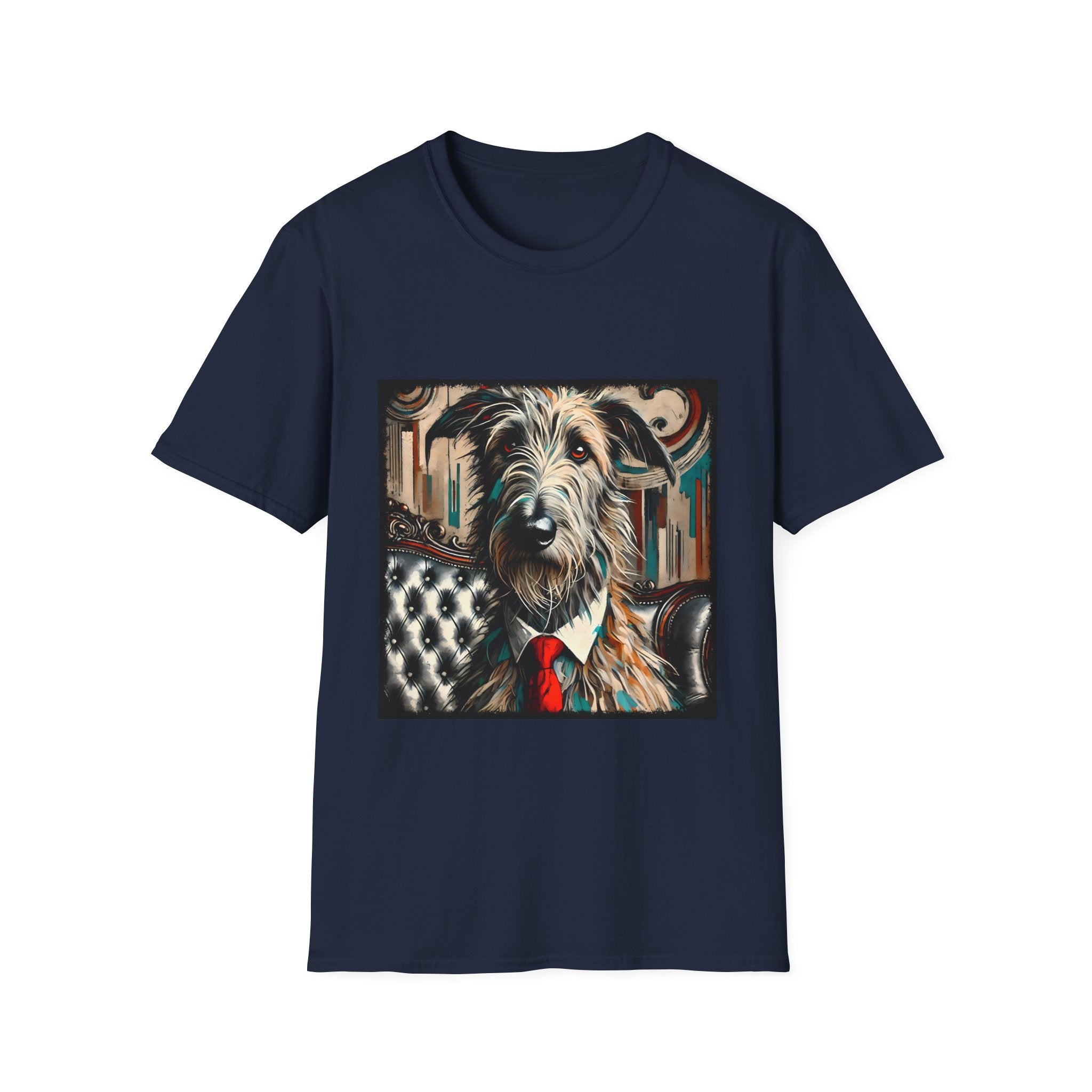 Irish Wolfhound Bold Gentleman |  Unisex Dog T-Shirt