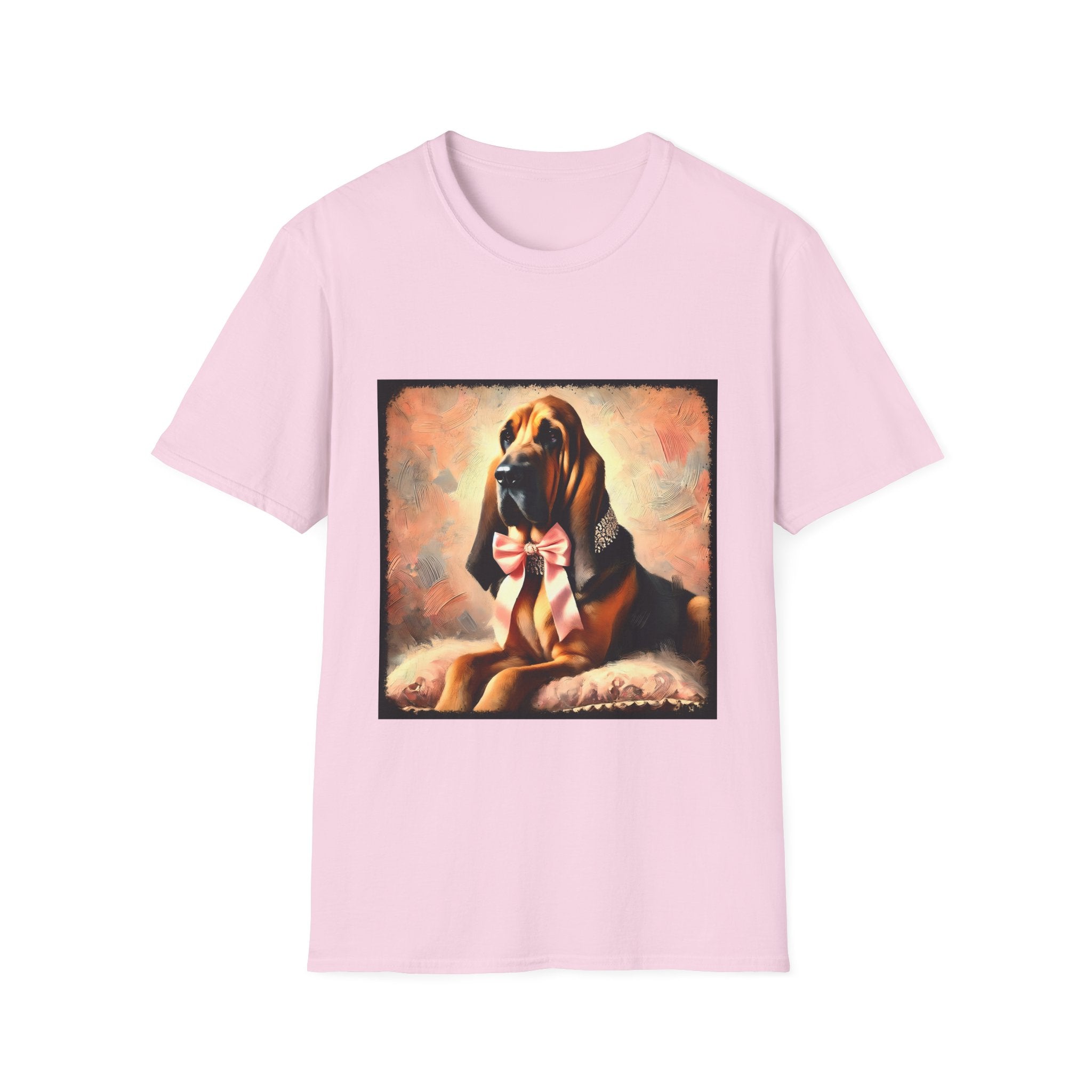 Bloodhound Poised Classic | Unisex Dog T-Shirt