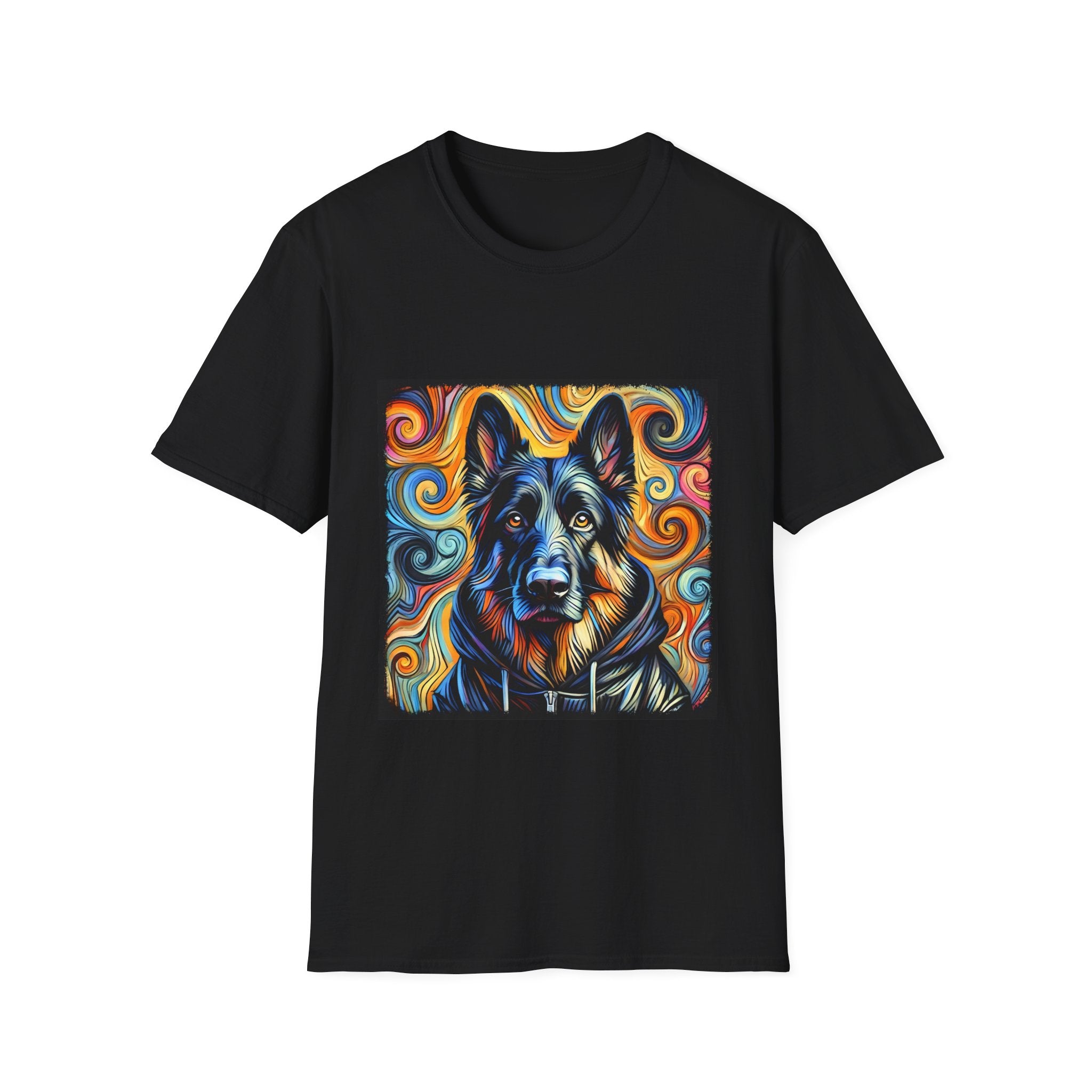 German Shepherd Hoodie Swirl II | Unisex Dog T-Shirt