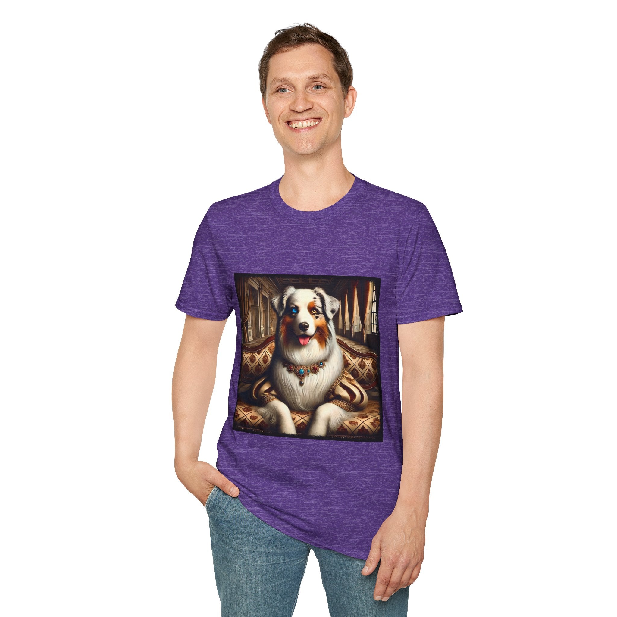 Australian Shepherd Poised Princess | Unisex Dog T-Shirt