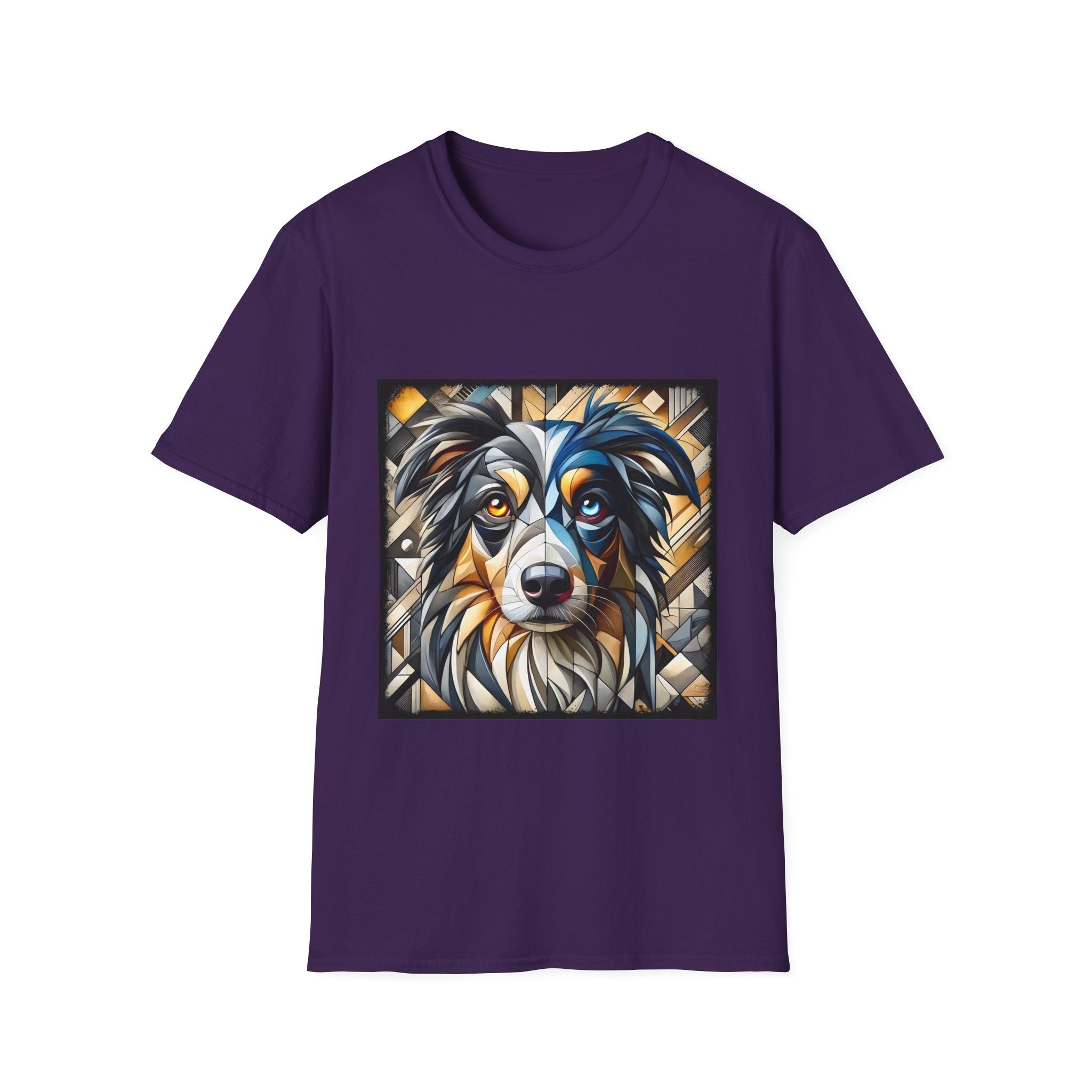Miniature American Shepherd Bold Geometric |  Unisex Dog T-Shirt