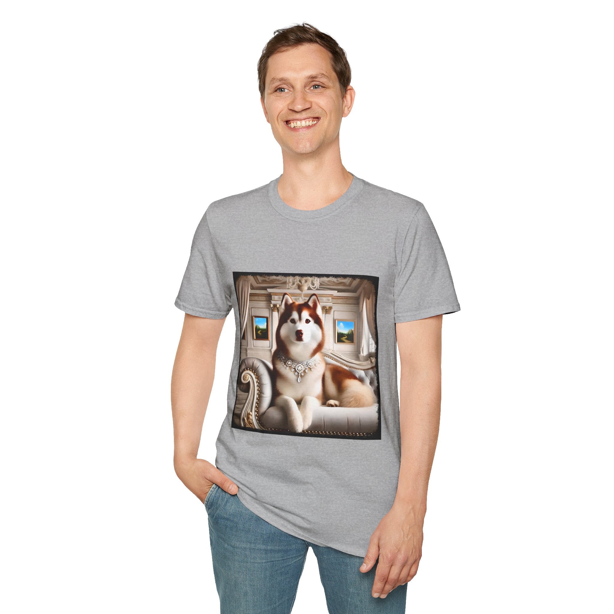 Siberian Husky Red Princess | Unisex Dog T-Shirt