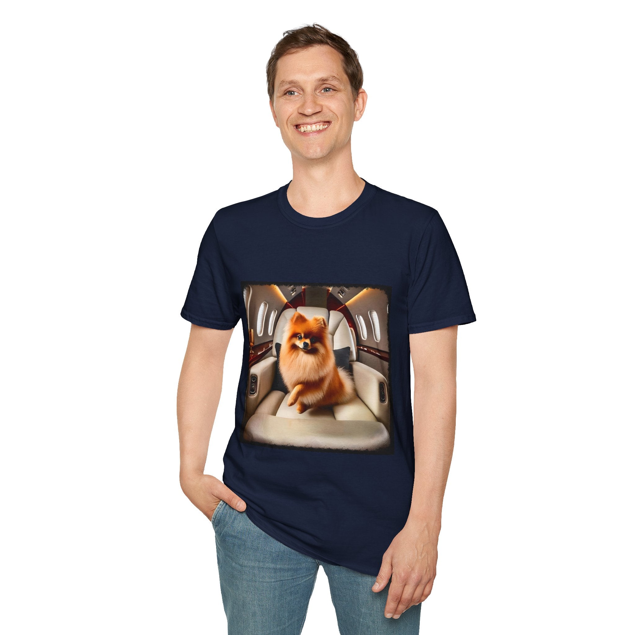 Pomeranian Jet Setter | Unisex Dog T-Shirt