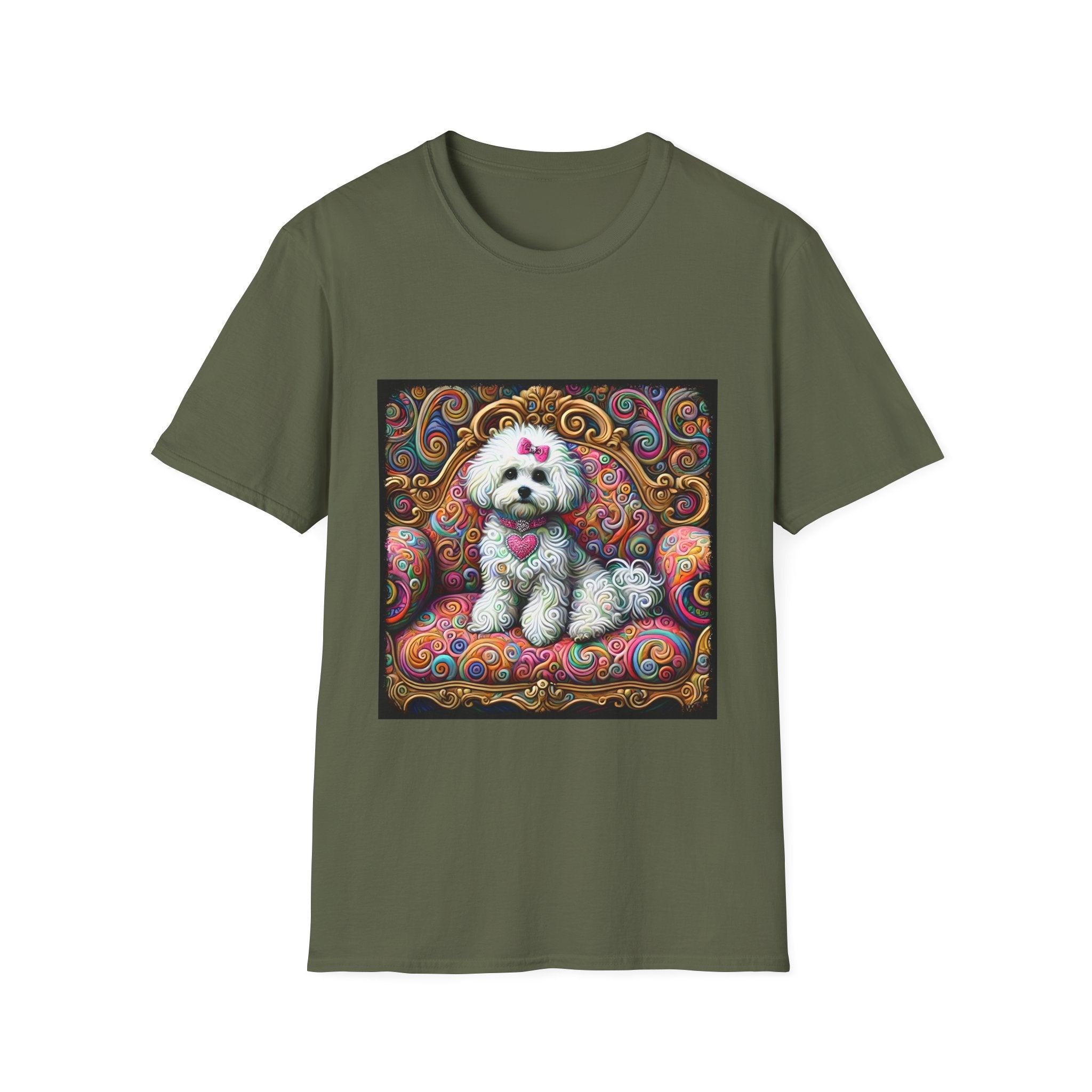Bichon Frise Love Swirl | Unisex Dog T-Shirt