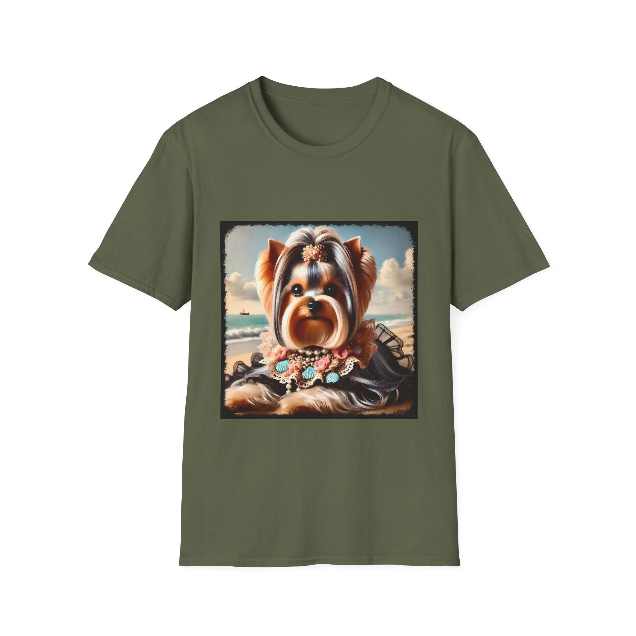 Yorkshire Terrier Beach Beauty | Unisex Dog T-Shirt