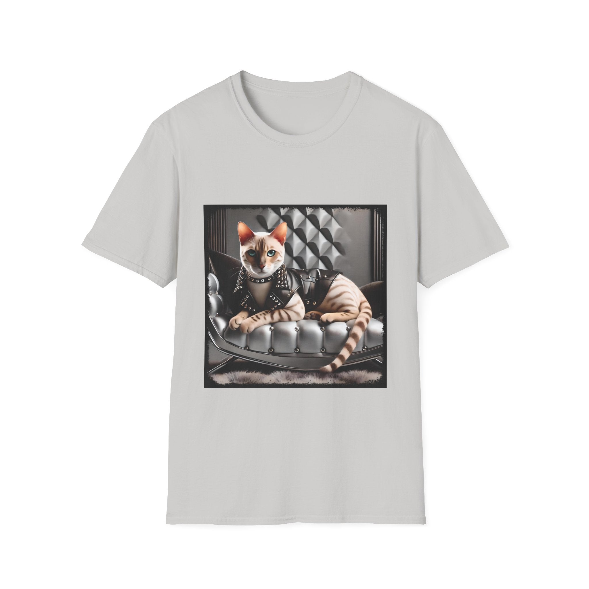 Bengal Cat Leather Lady | Unisex Cat T-Shirt