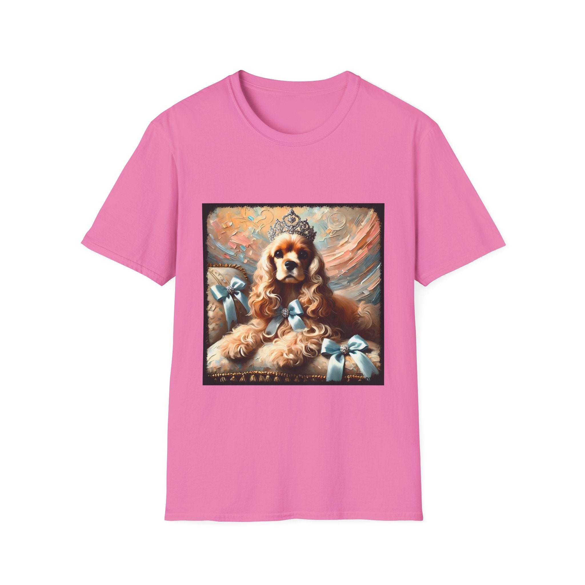 Cocker Spaniel Diamond Tiara Classic | Unisex Dog T-Shirt