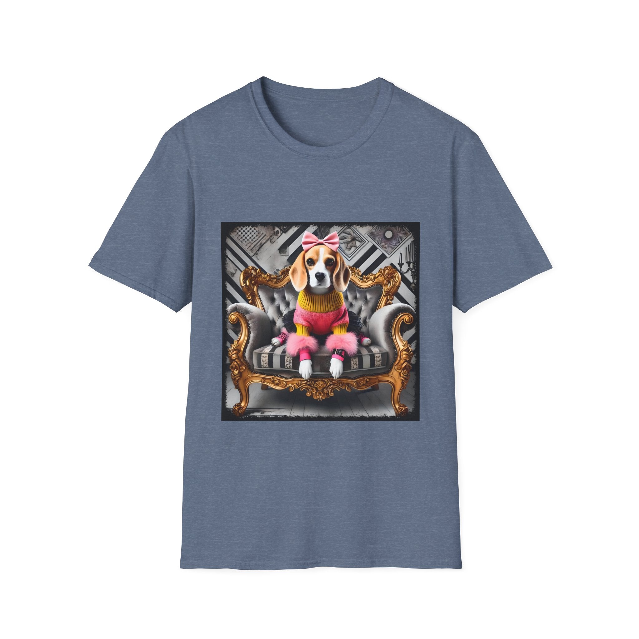 Beagle Pink Diva | Unisex Dog T-Shirt