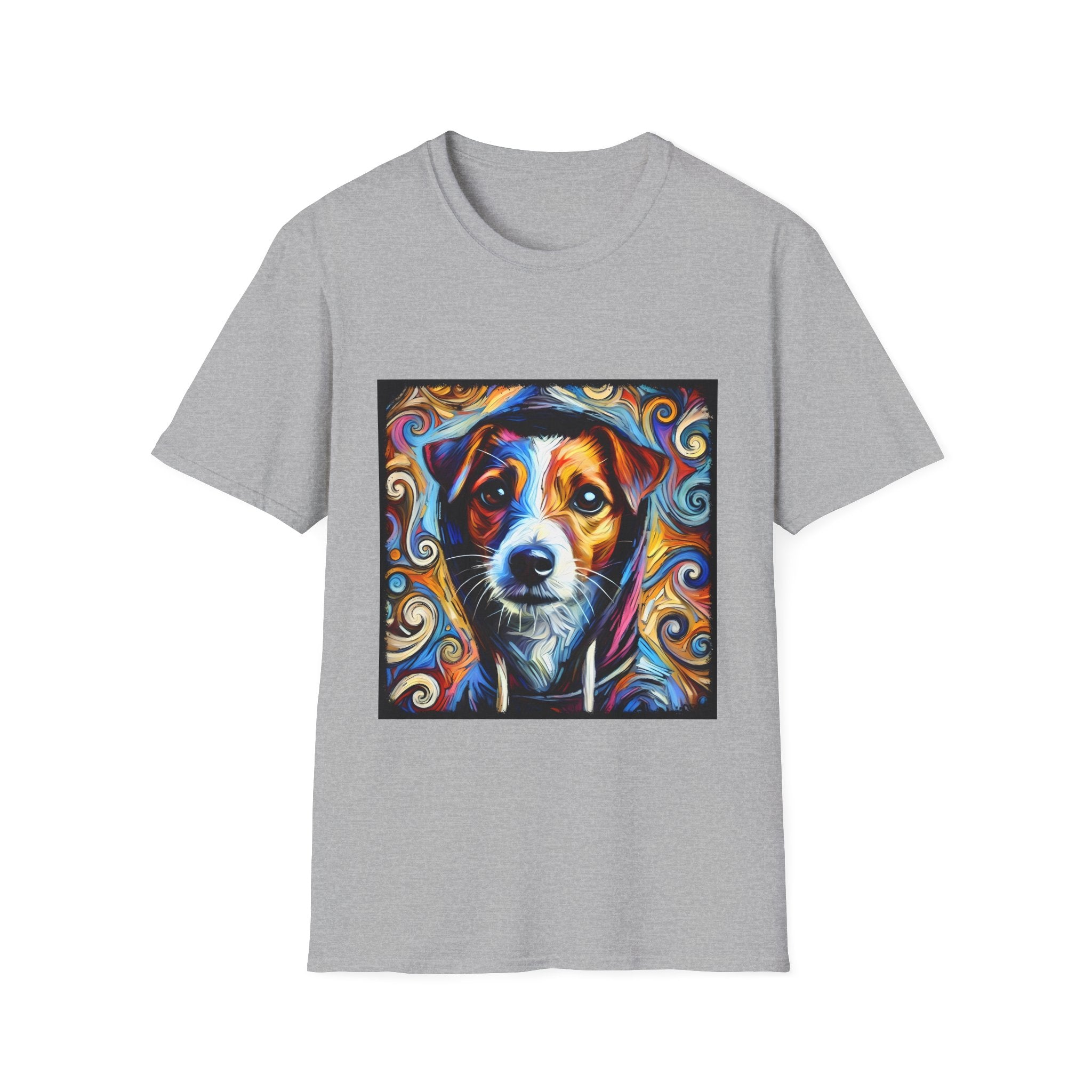 Jack Russell Terrier Relaxed Swirl | Unisex Dog T-Shirt