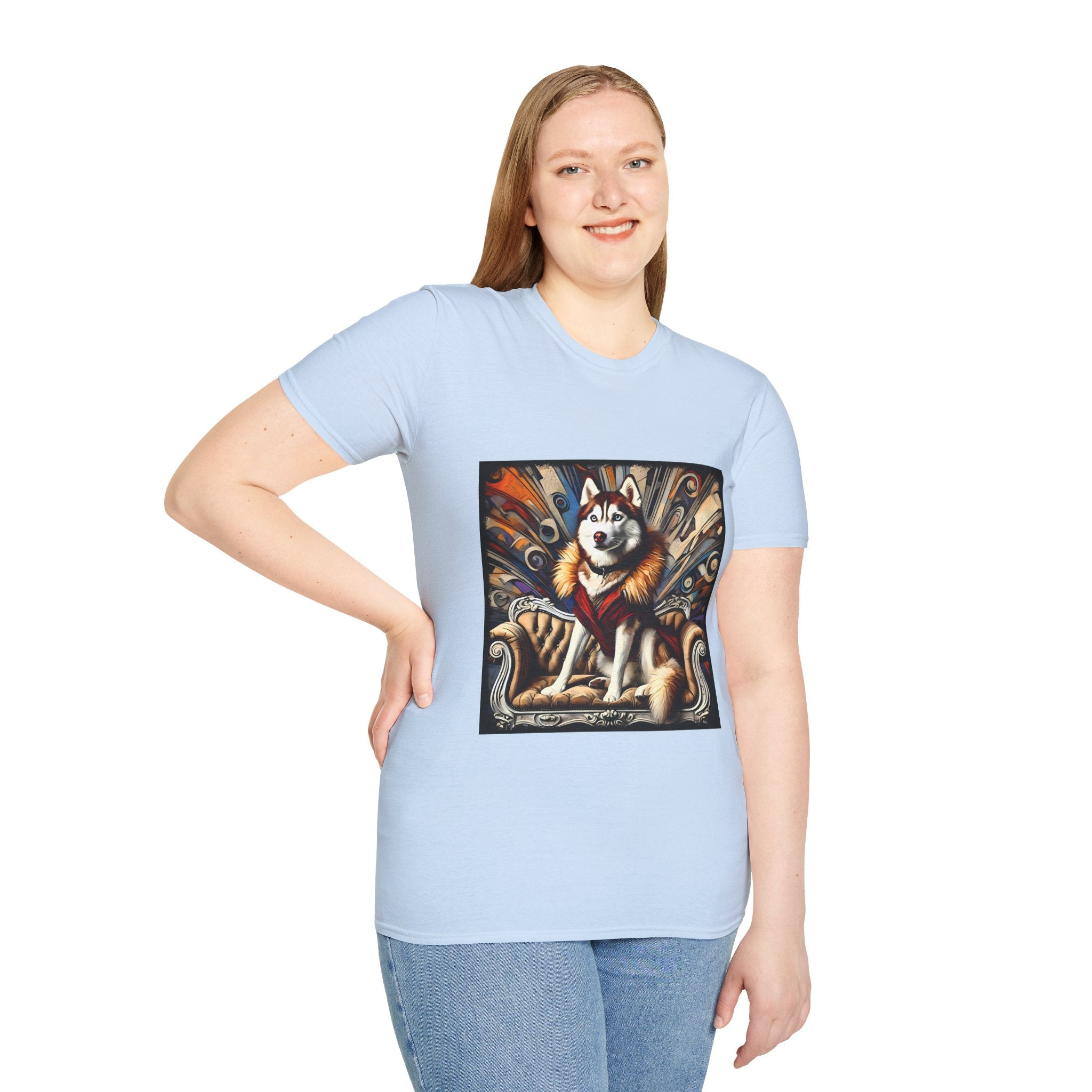 Siberian Husky Bold Rebel | Unisex Dog T-Shirt