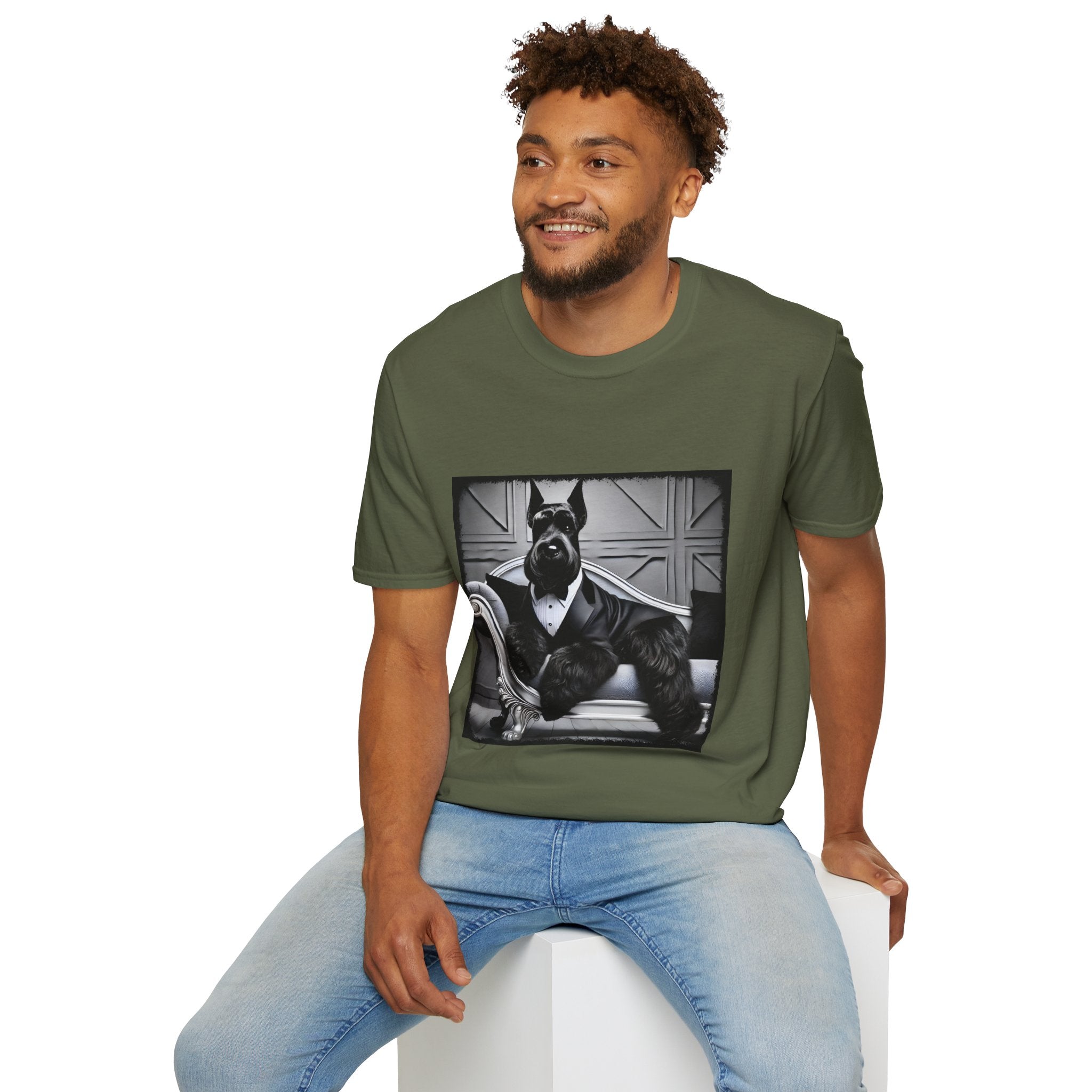 Schnauzer Suave Stud | Unisex Dog T-Shirt
