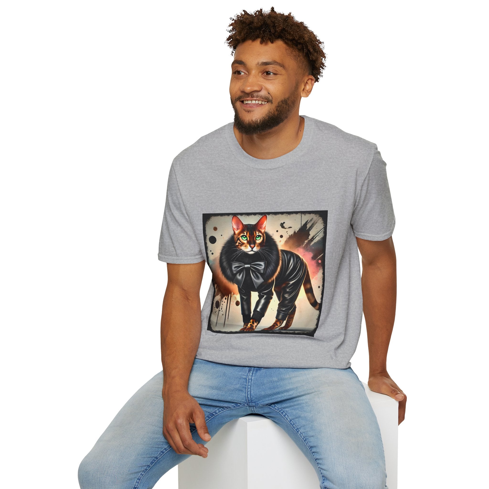 Bengal Cat Bold Muse | Unisex Cat T-Shirt