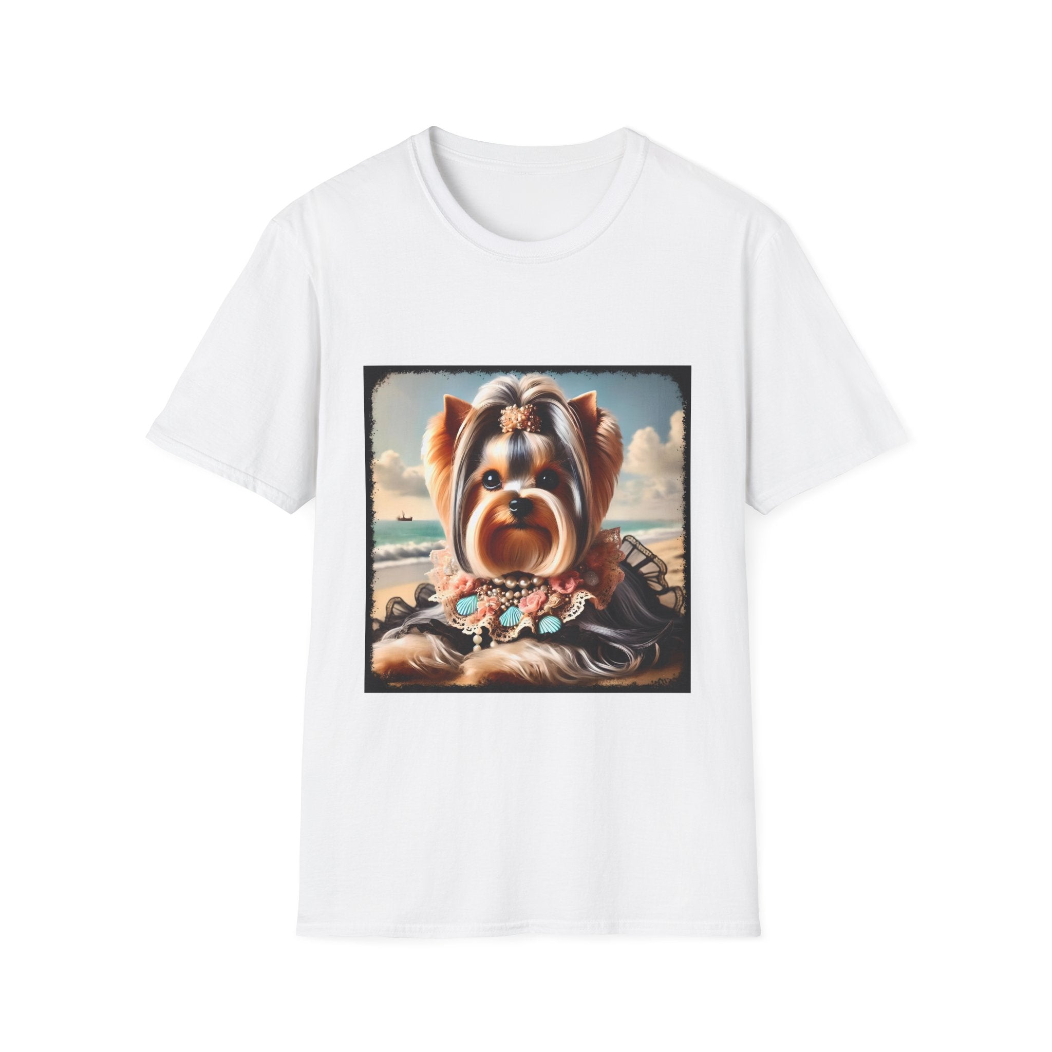 Yorkshire Terrier Beach Beauty | Unisex Dog T-Shirt