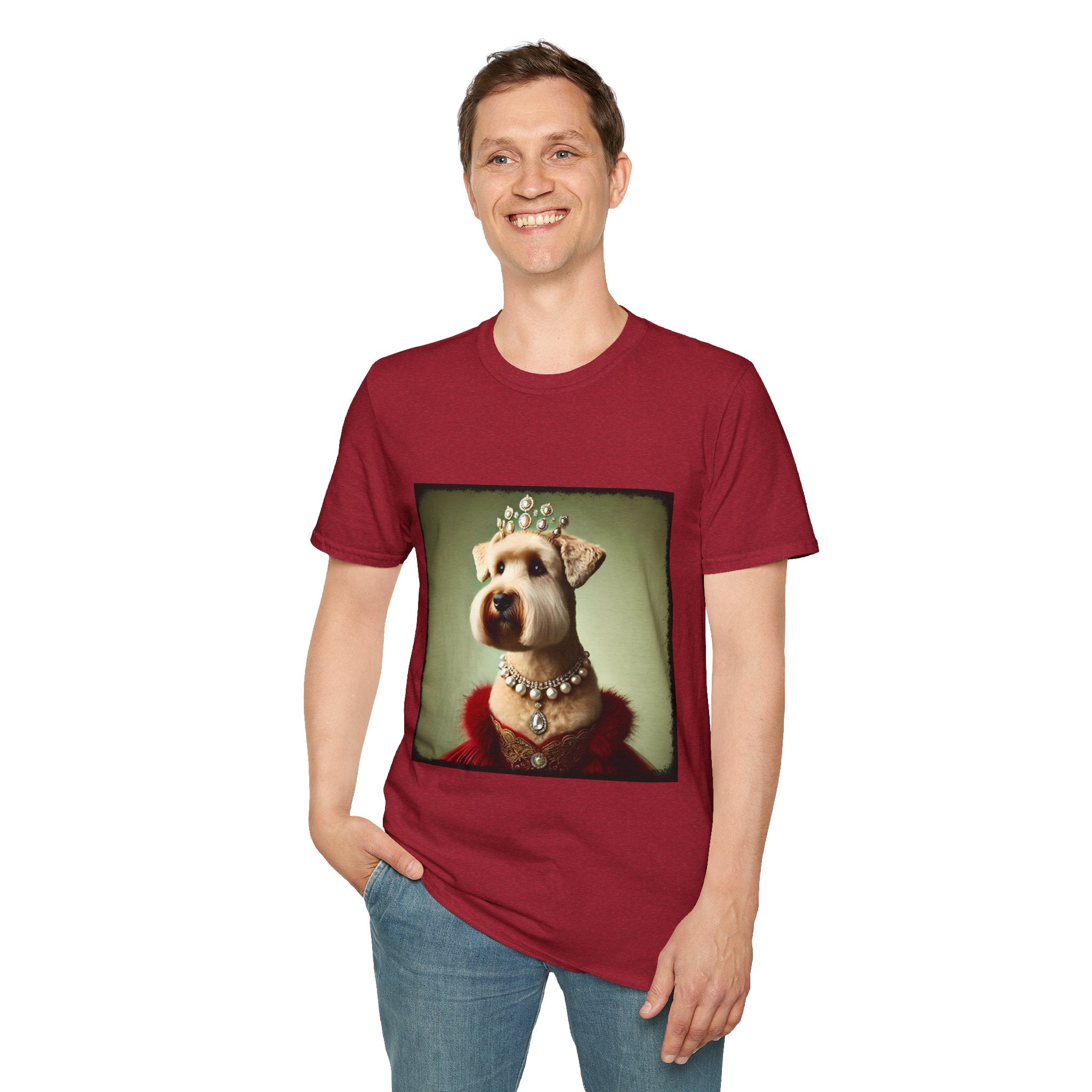 Wheaten Terrier Crimson Queen | Unisex Dog T-Shirt