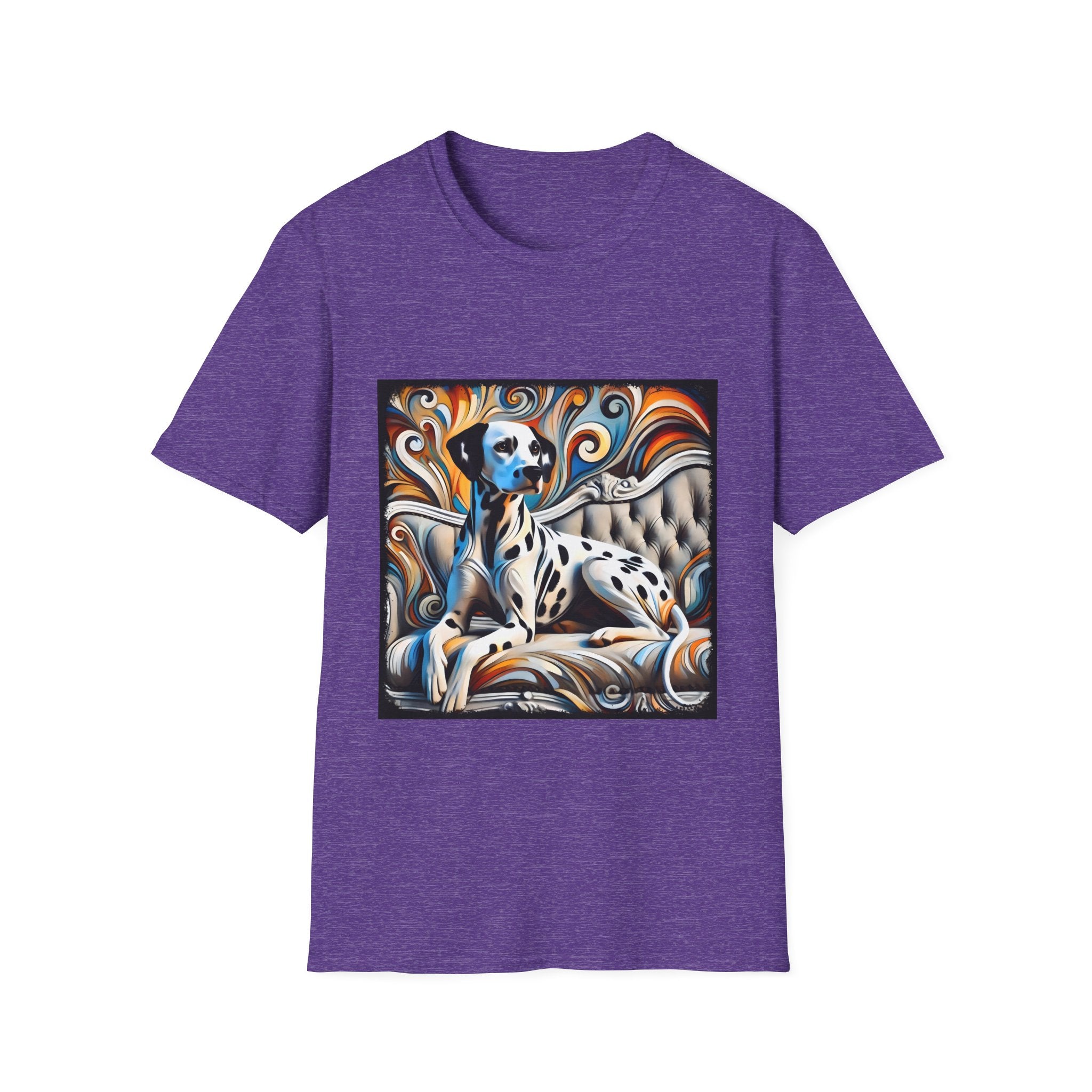 Dalmatian vivid Swirl | Unisex Dog T-Shirt