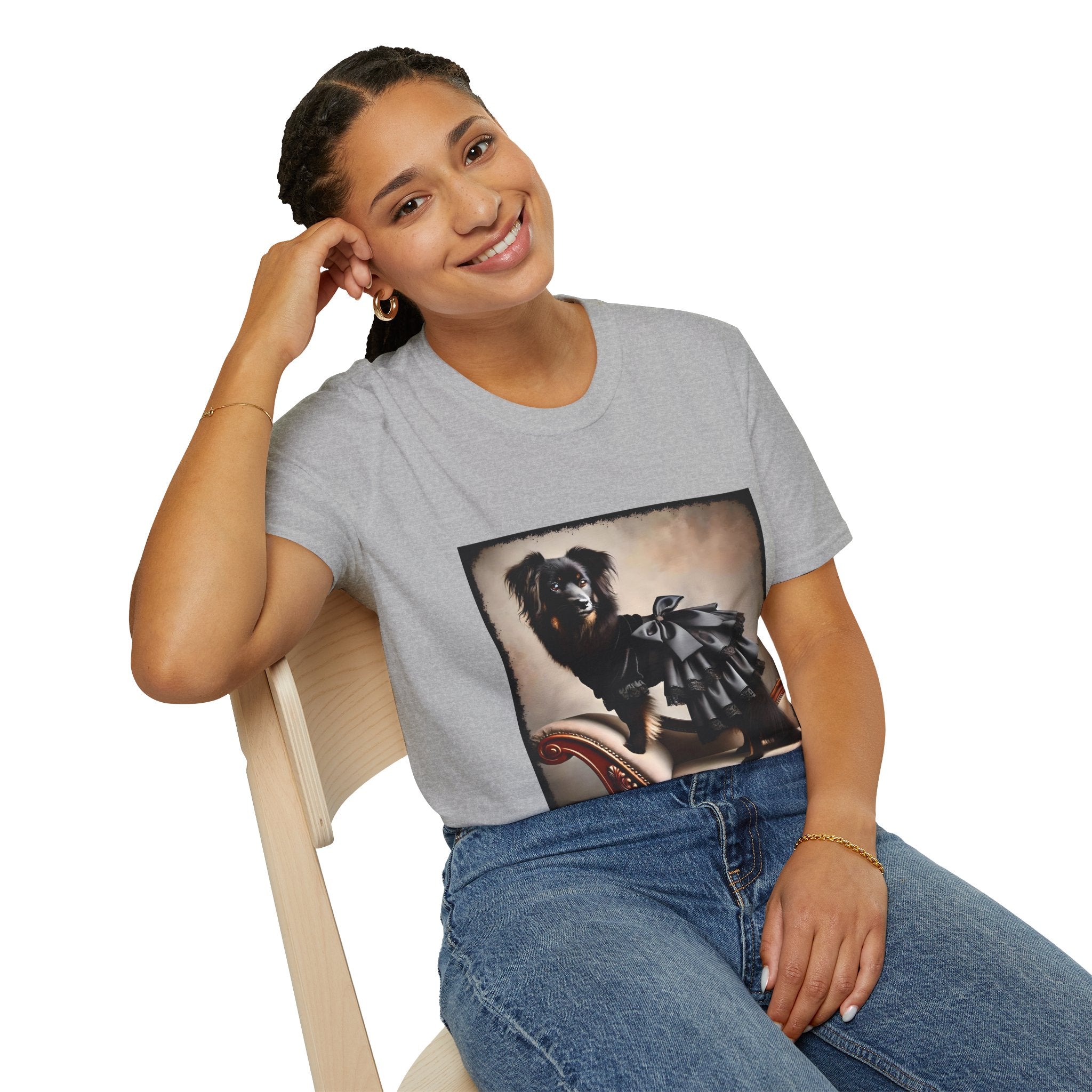 Miniature American Shepherd Poised Rebel | Unisex Dog T-Shirt