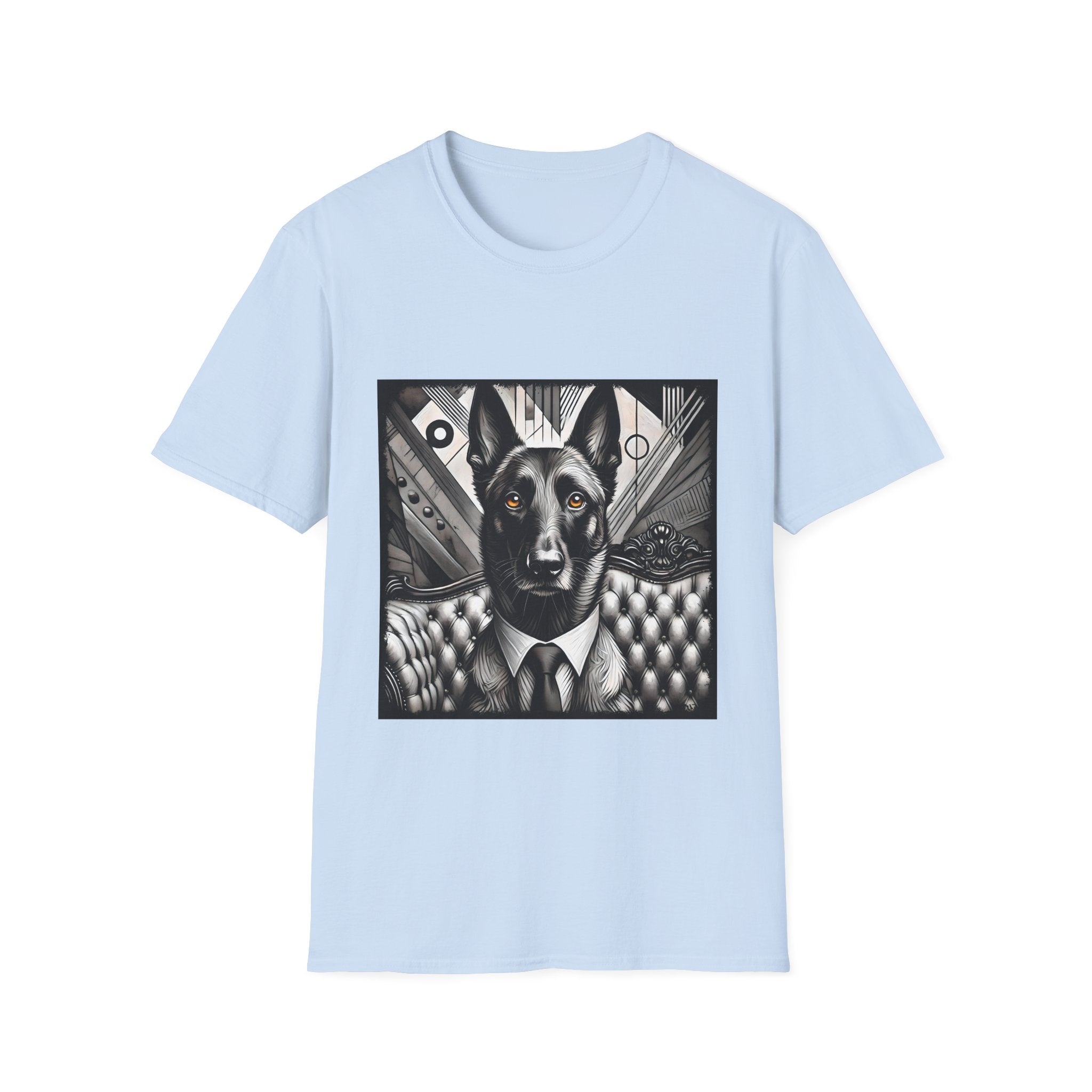 Belgian Malinois B&W Bold Eyes | Unisex Dog T-Shirt