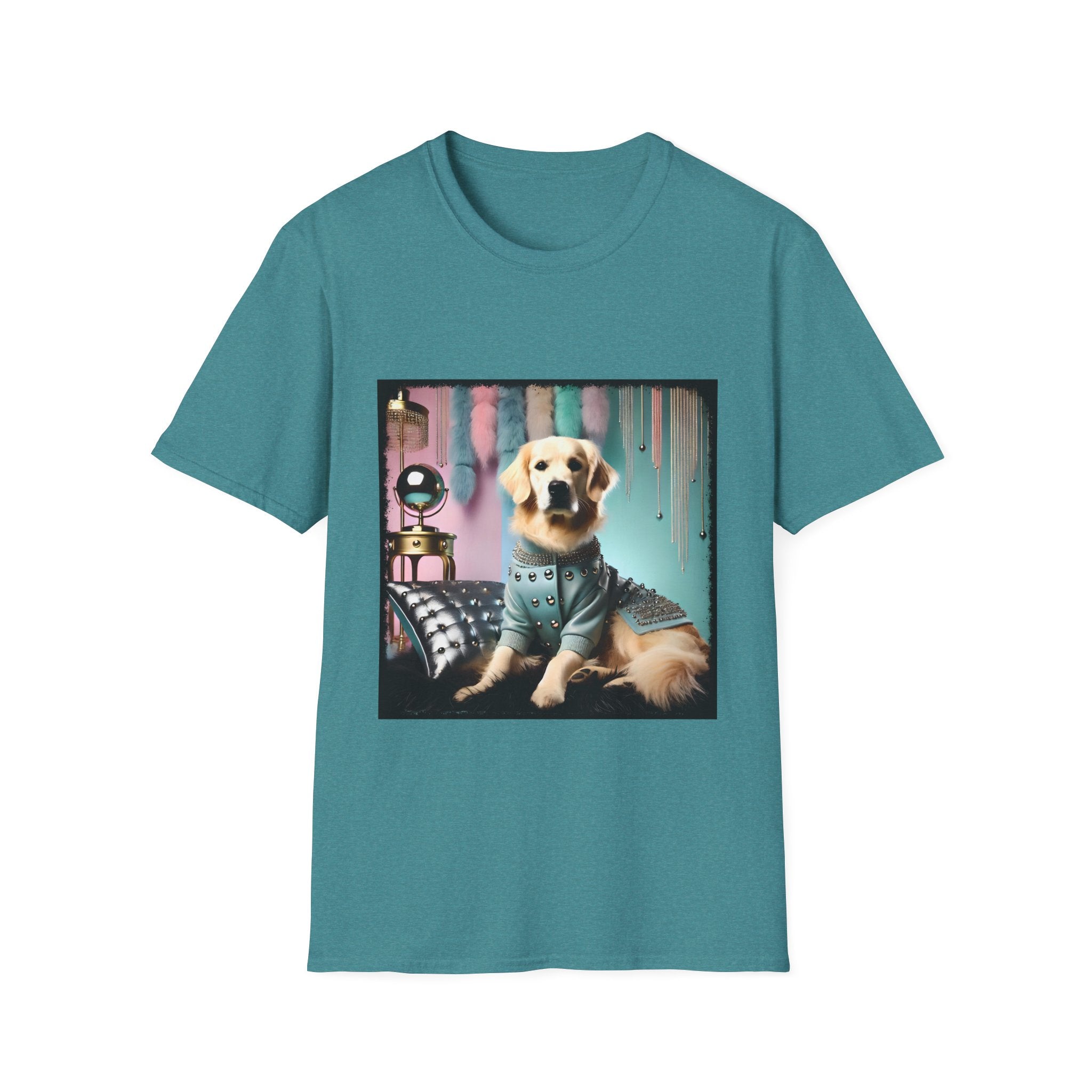 Golden Retriever Glam Gal | Unisex Dog T-Shirt