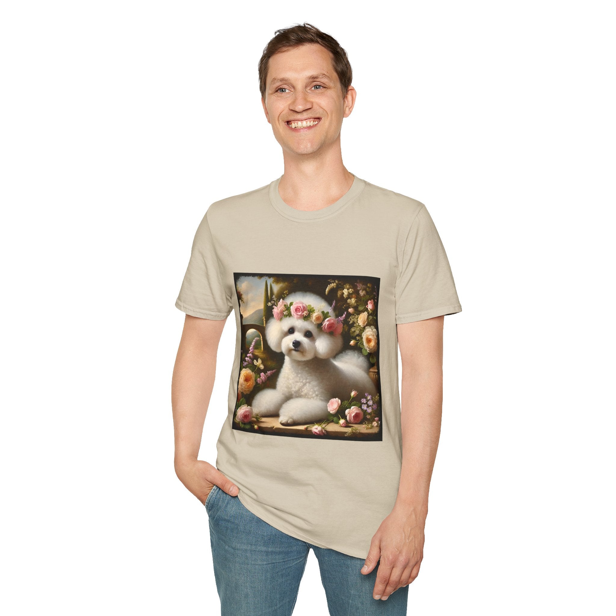Bichon Frise Botanical Beauty | Unisex Dog T-Shirt