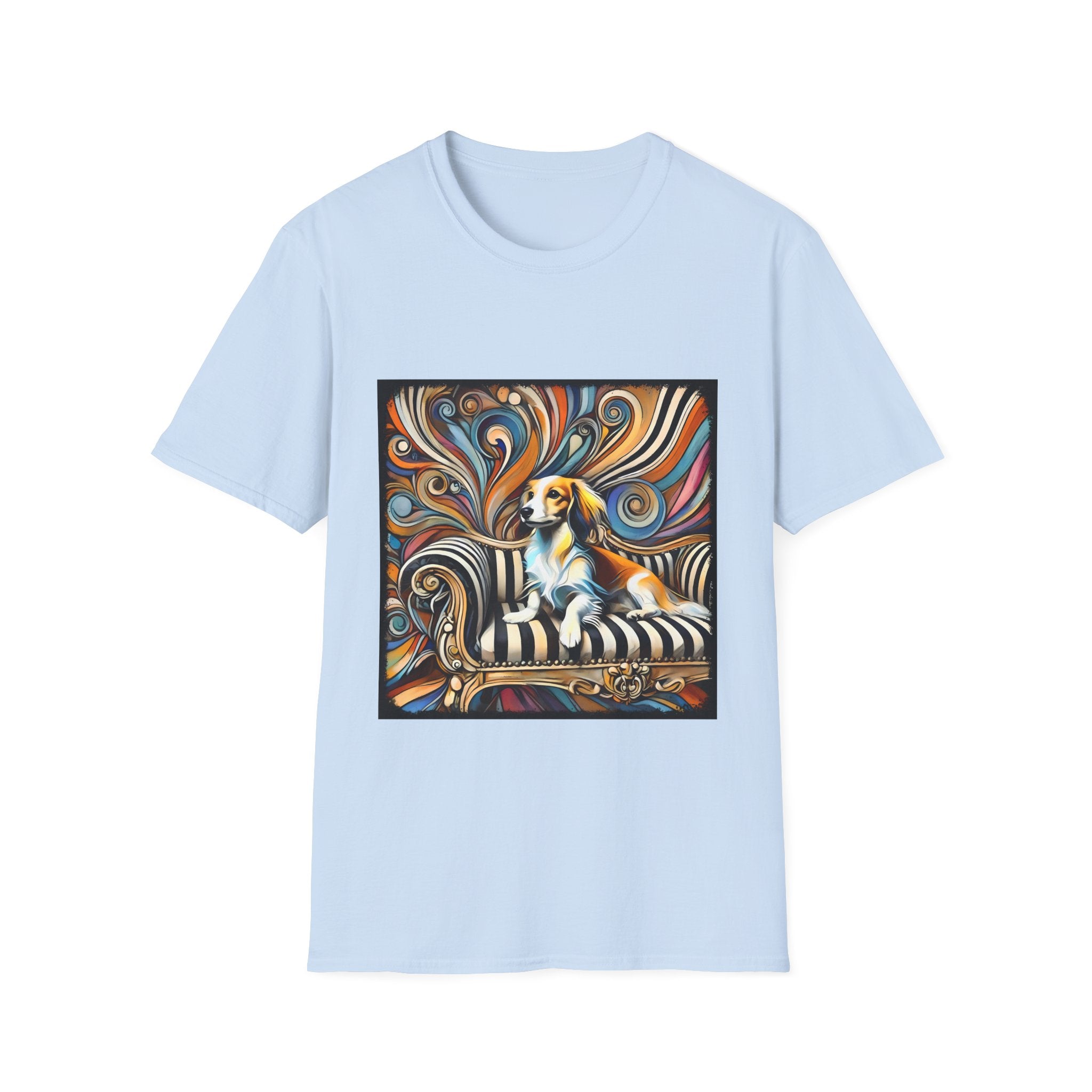 Dachshund Chic Swirl | Unisex Dog T-Shirt