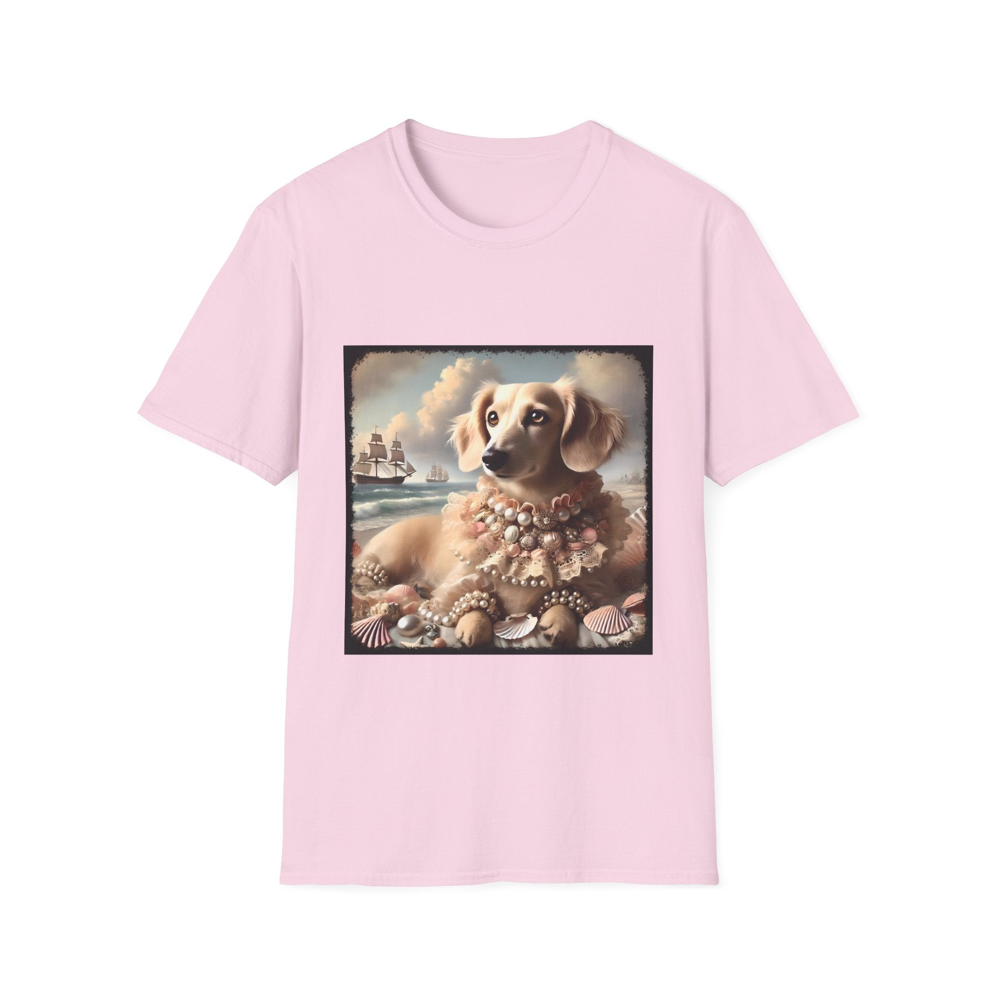 Dachshund Seashell Siren | Unisex Dog T-Shirt