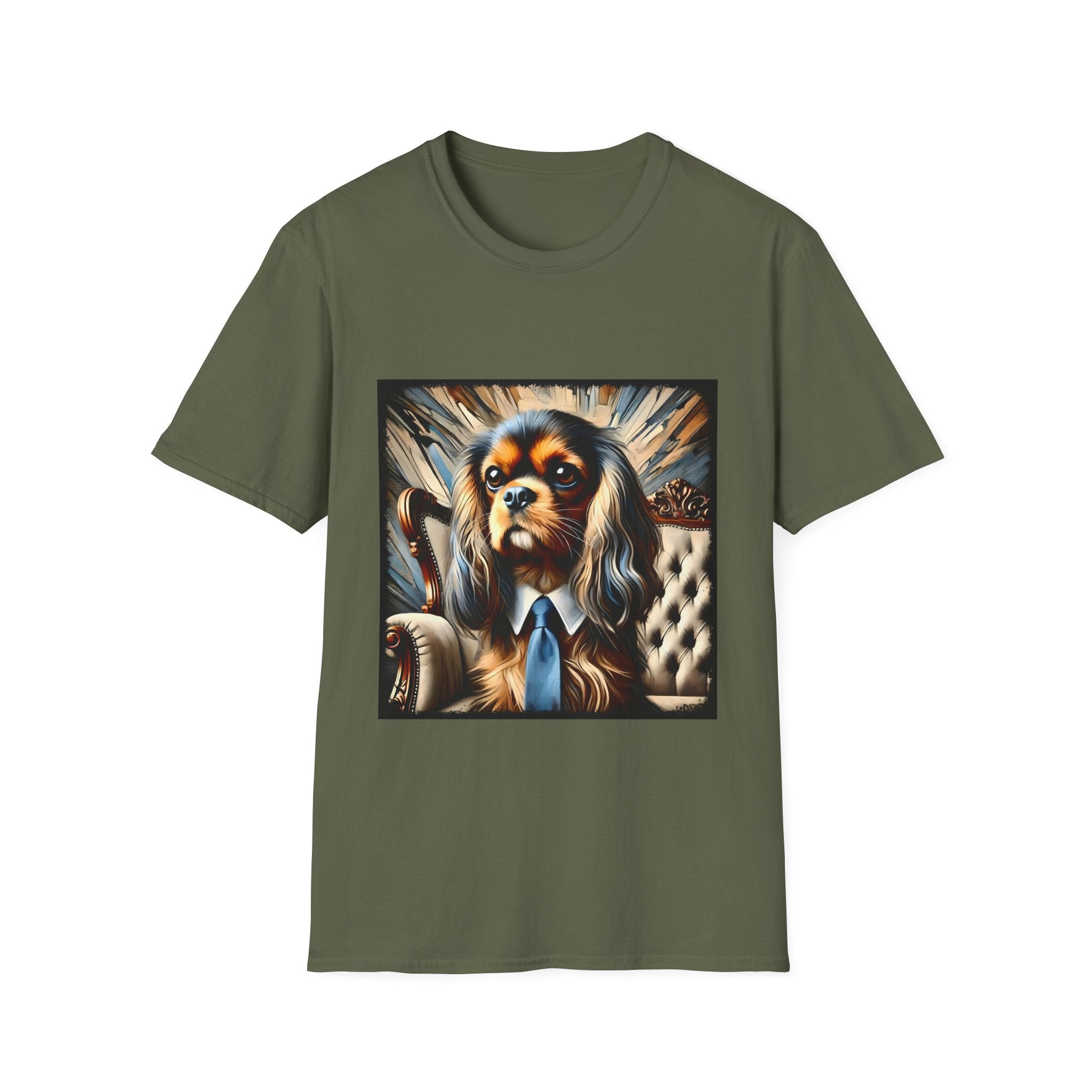 Cavalier King Charles Spaniel  Suave Icon | Unisex Dog T-Shirt