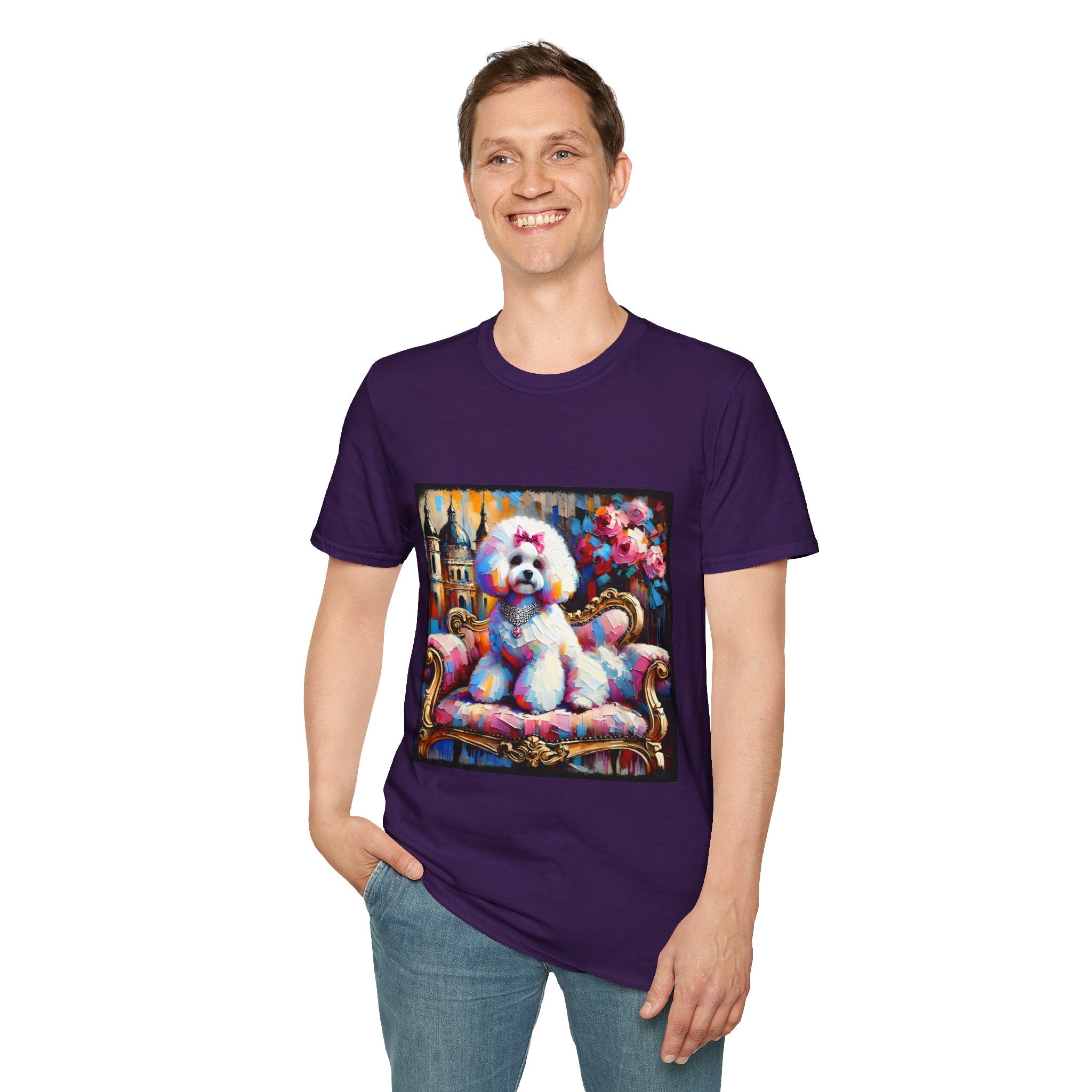 Bichon Frise diamond Princess Classic | Unisex Dog T-Shirt