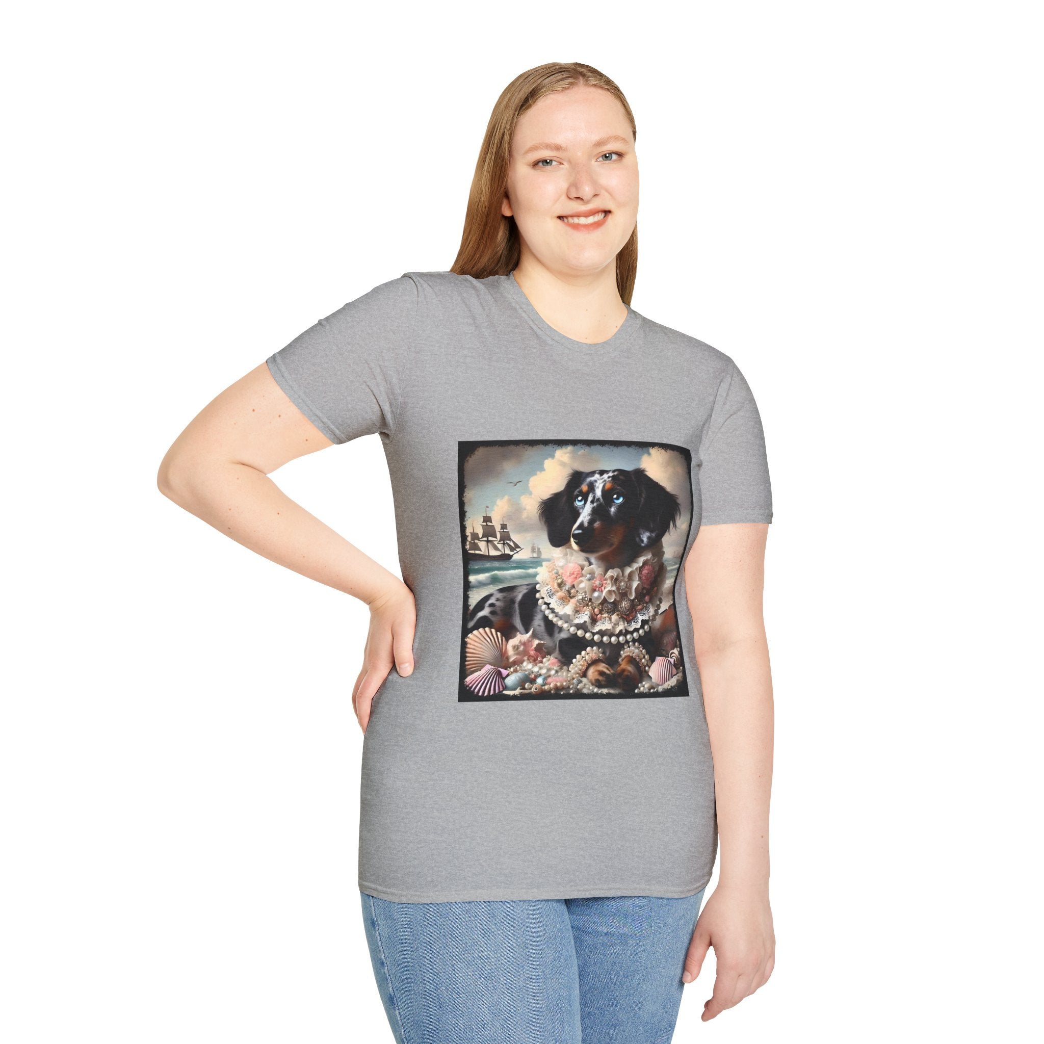 Dachshund Beach Beauty | Unisex Dog T-Shirt