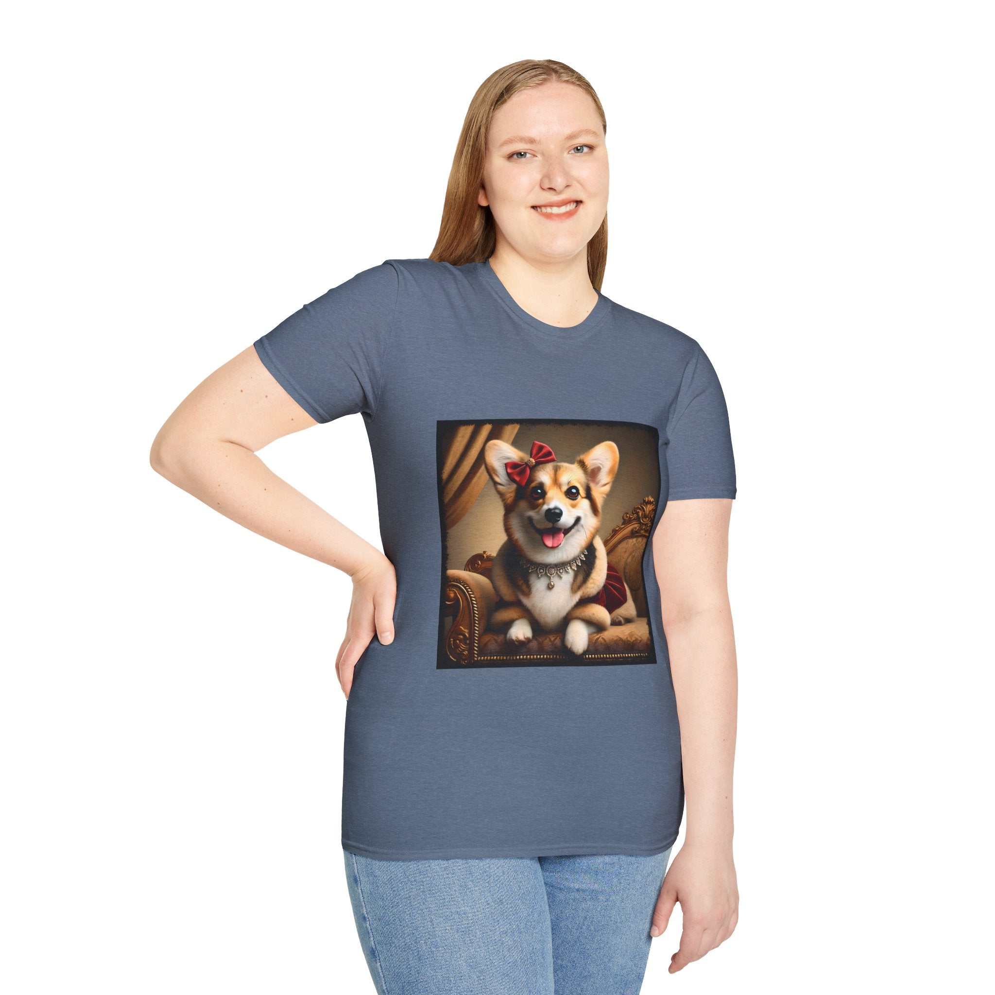 Pembroke Welsh Corgi Red Velvet Princess | Unisex Dog T-Shirt