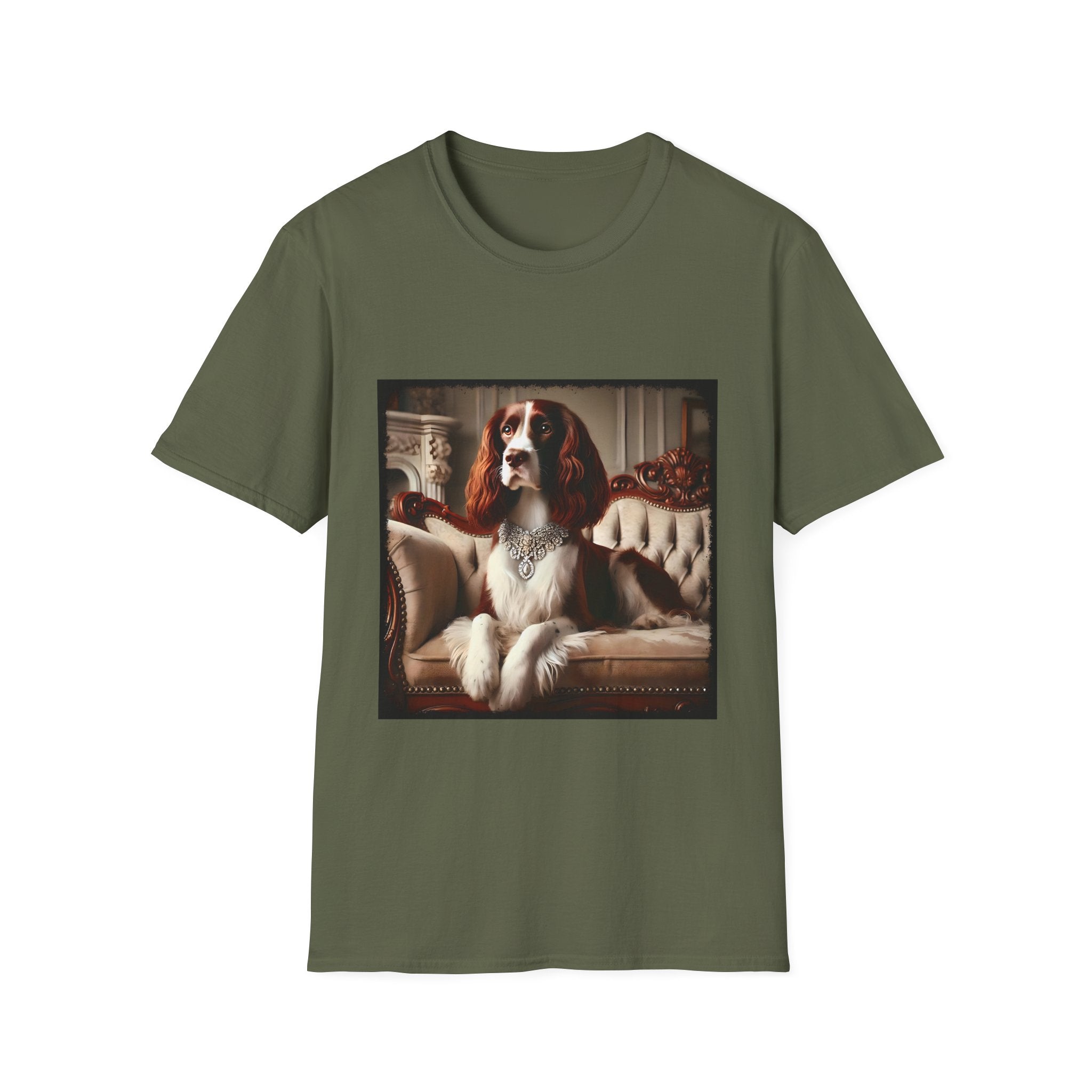 English Springer Spaniel Posh Princess | Unisex Dog T-Shirt