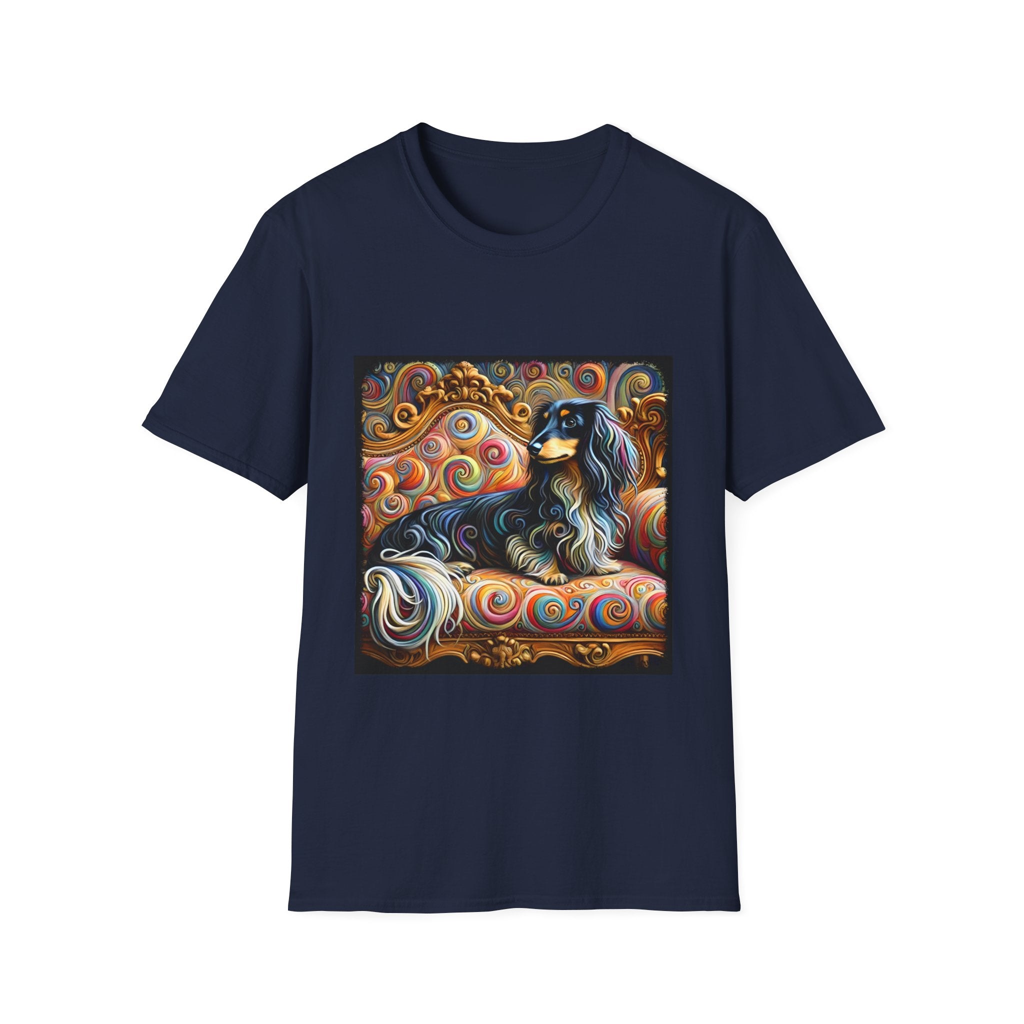 Dachshund Bold Swirl | Unisex Dog T-Shirt