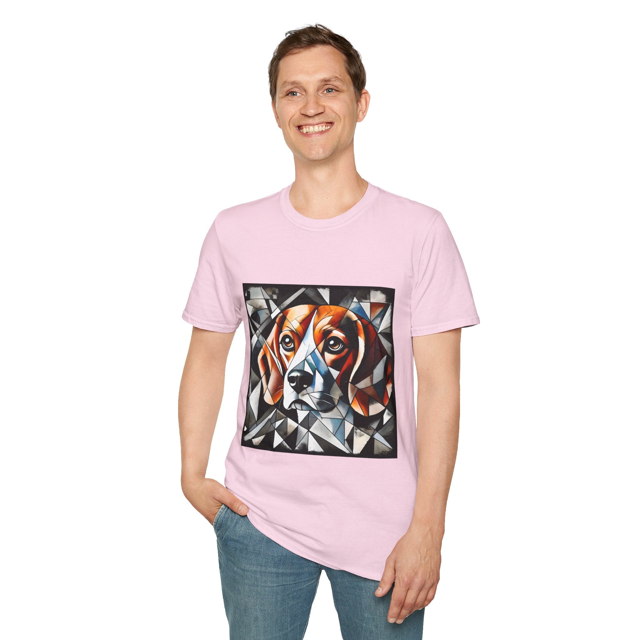 Beagle Bold Geometric | Unisex Dog T-Shirt