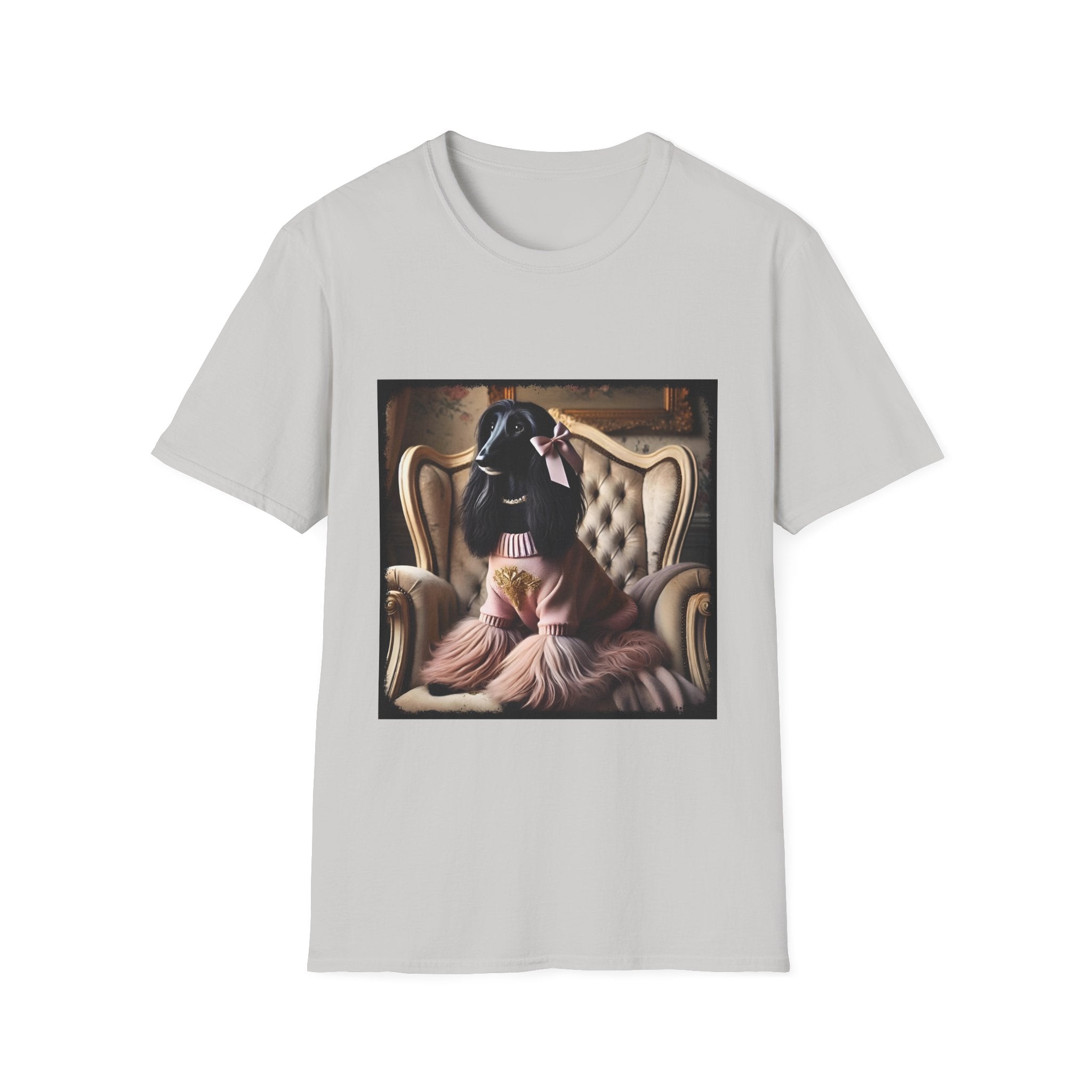 Afghan Hound Pink Posh | Unisex Dog T-Shirt