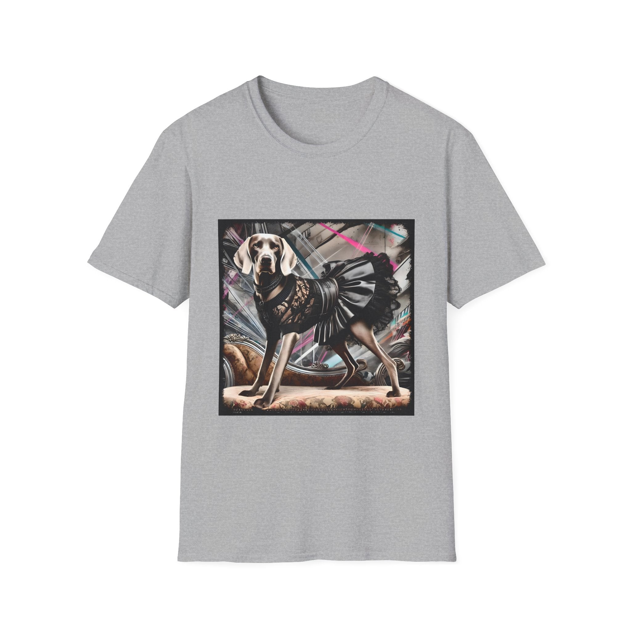 Weimaraner Rock Chic | Unisex Dog T-Shirt