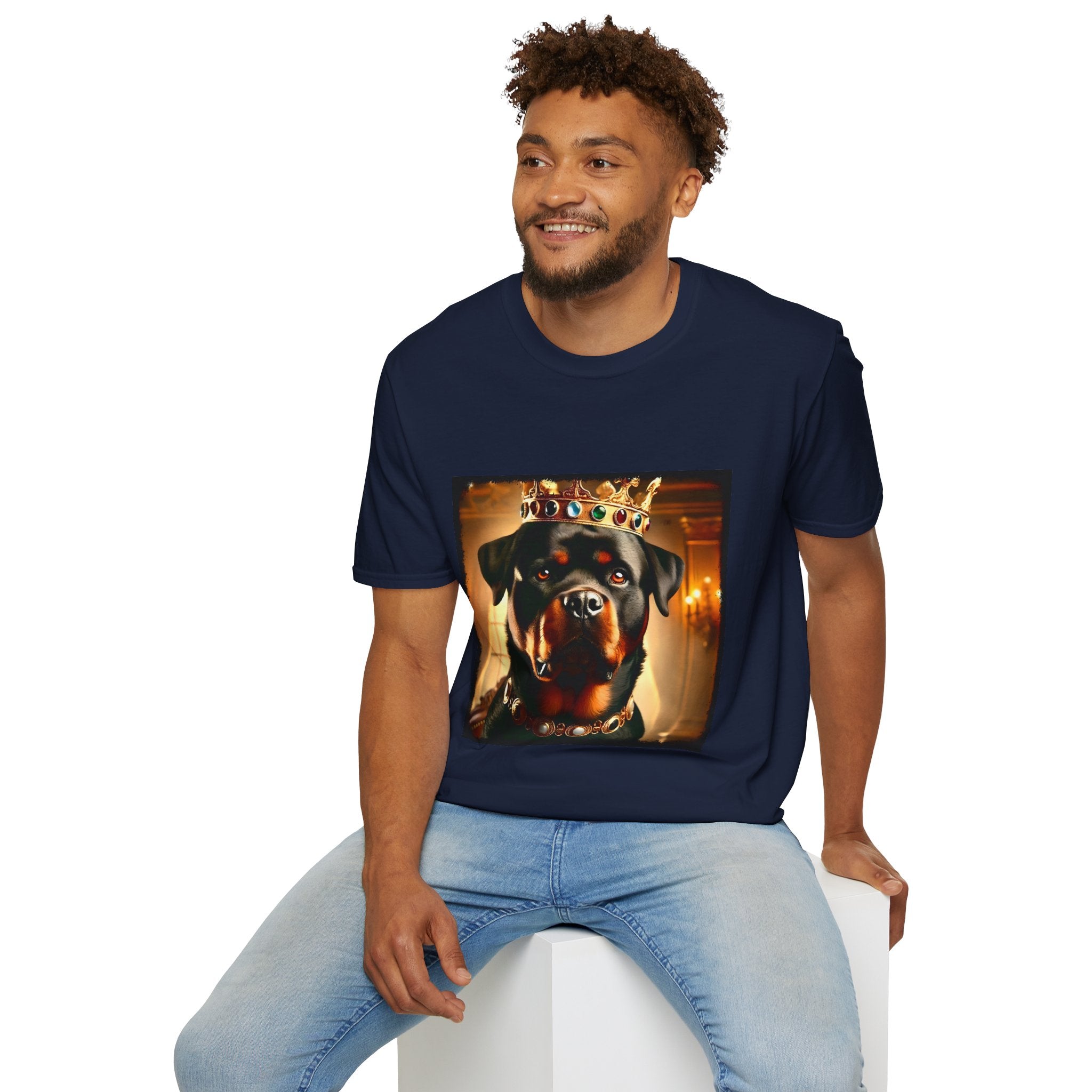 Rottweiler Mighty Monarch | Unisex Dog T-Shirt