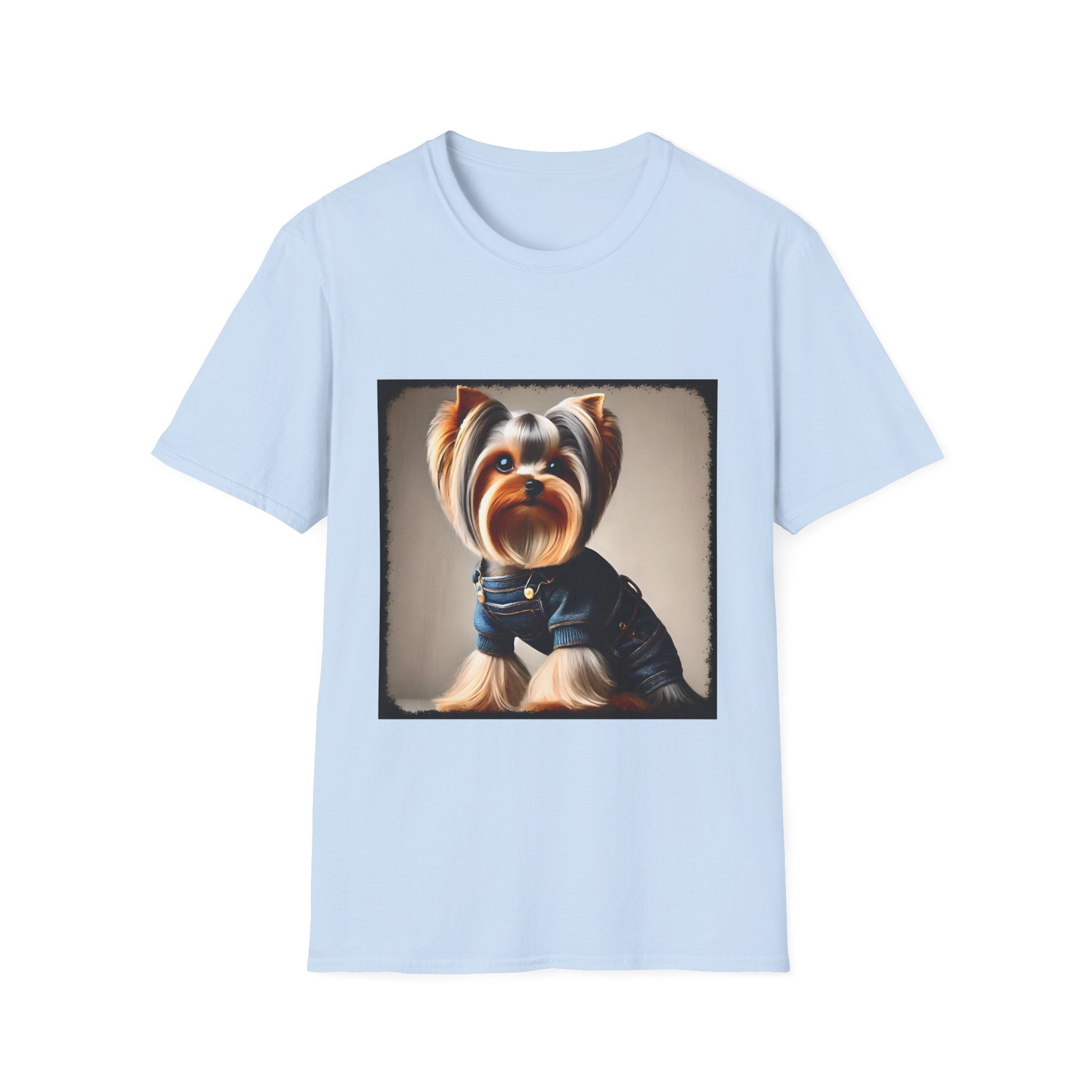 Yorkshire Terrier Denim Belle | Unisex Dog T-Shirt