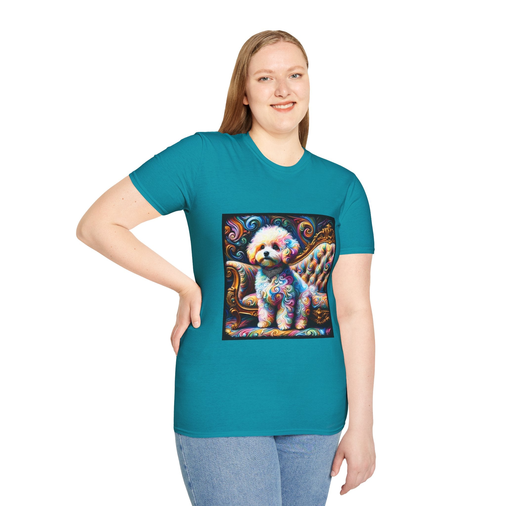 Bichon Frise Beautiful Swirl | Unisex Dog T-Shirt