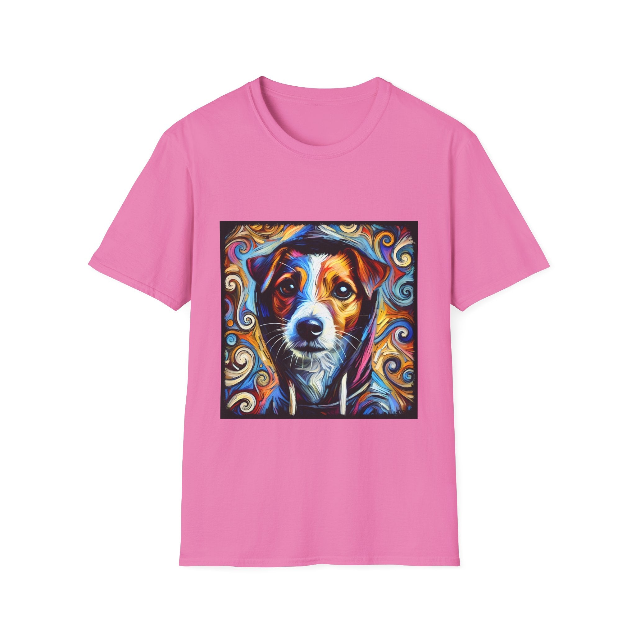 Jack Russell Terrier Relaxed Swirl | Unisex Dog T-Shirt