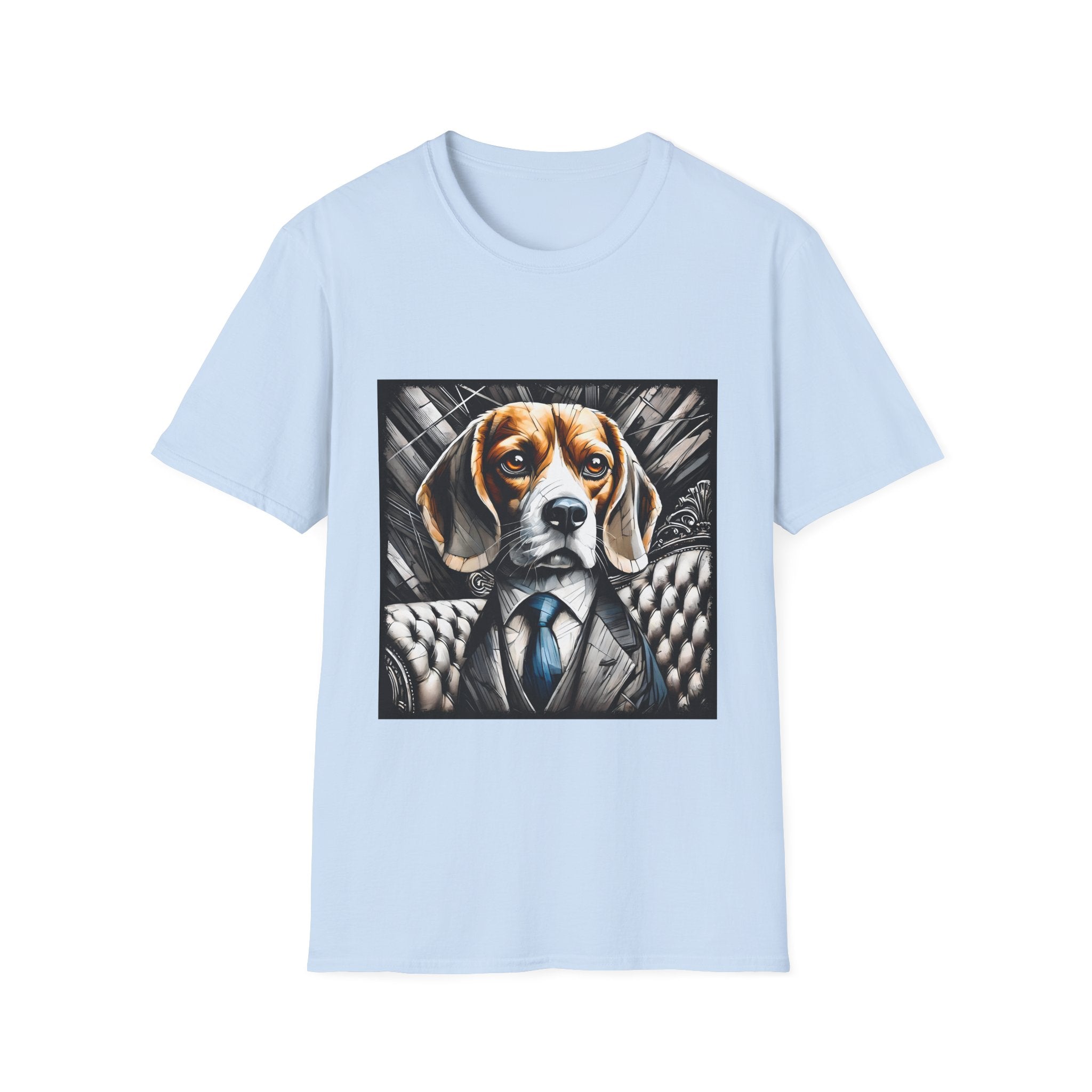 Beagle B&W Bold Eyes | Unisex Dog T-Shirt