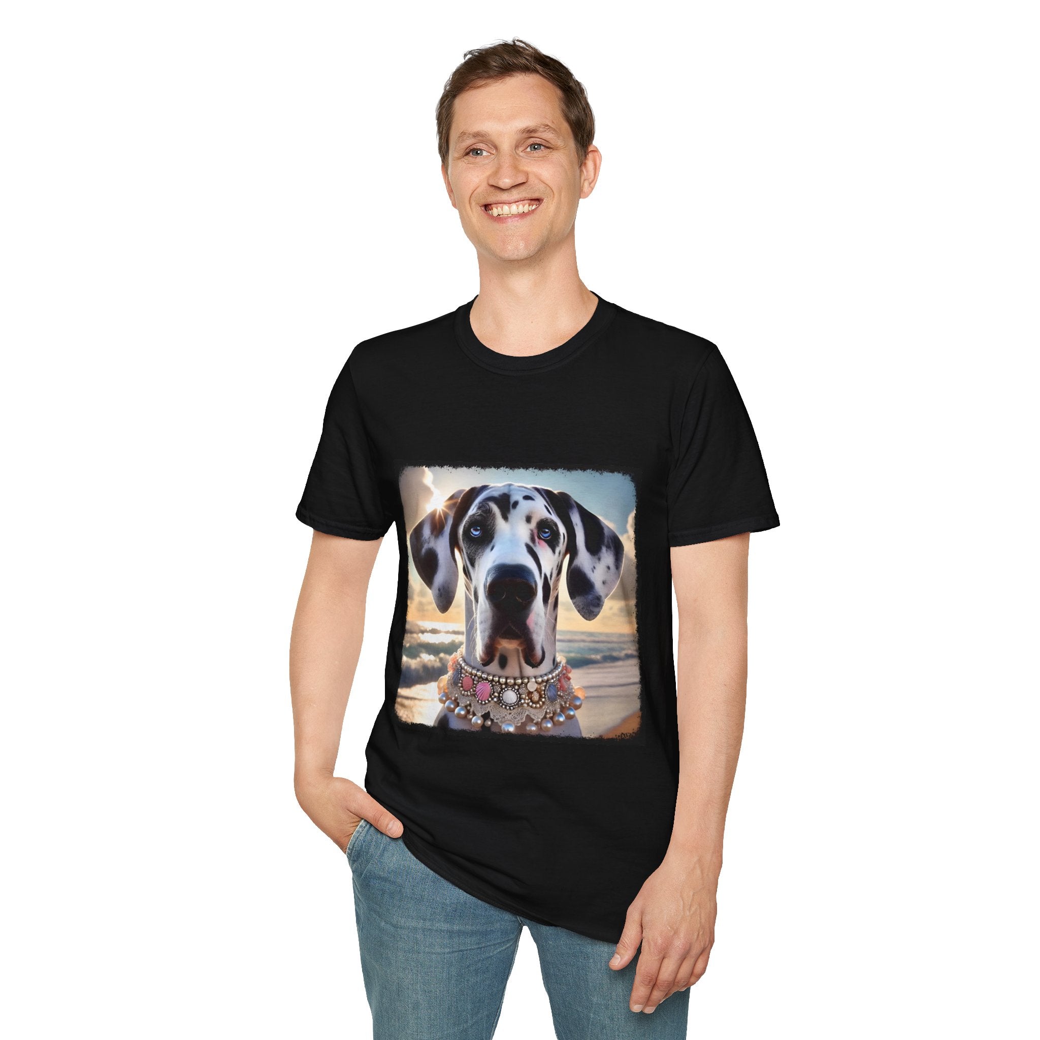 Great Dane Beach Babe | Unisex Dog T-Shirt