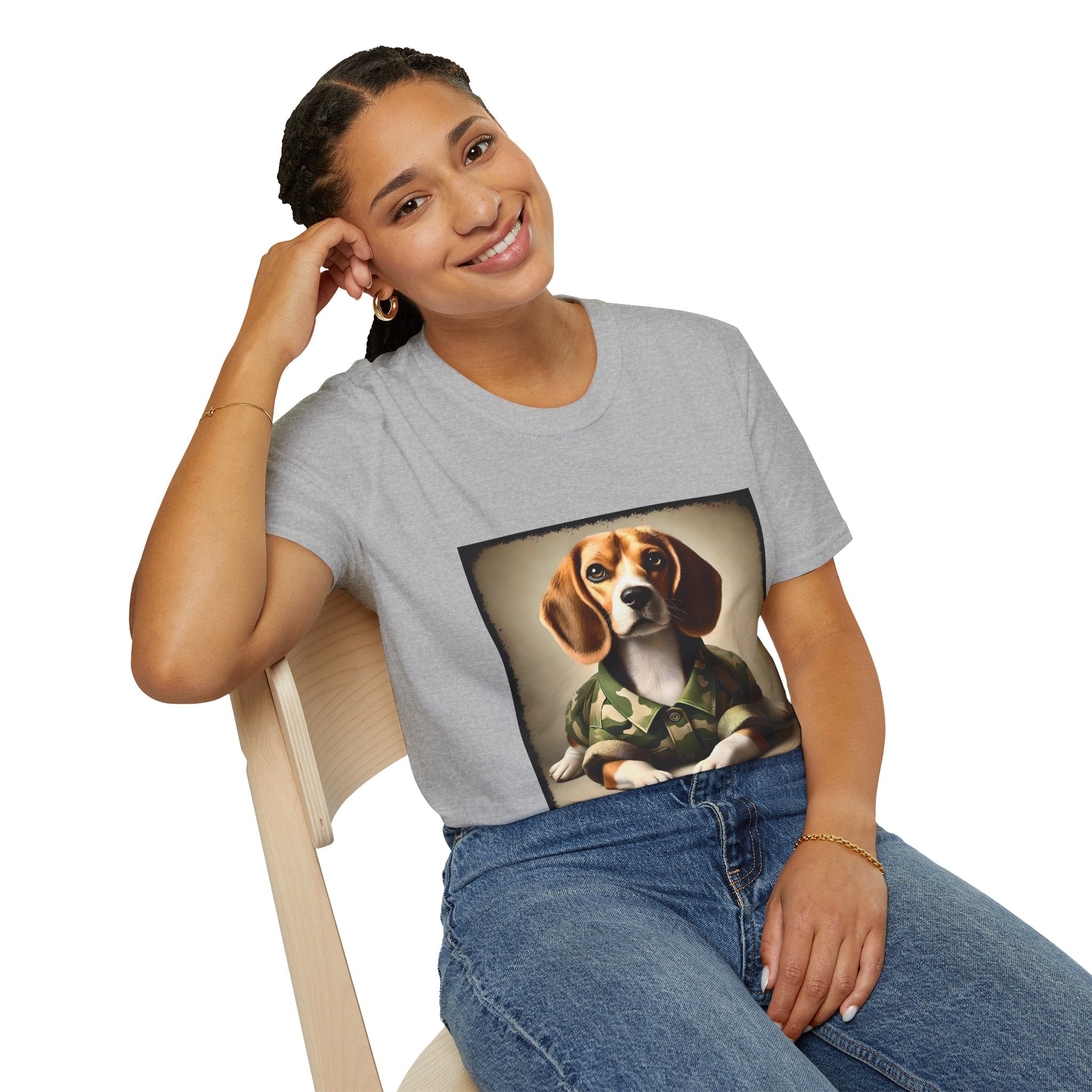 Beagle Camo Comrade | Unisex Dog T-Shirt