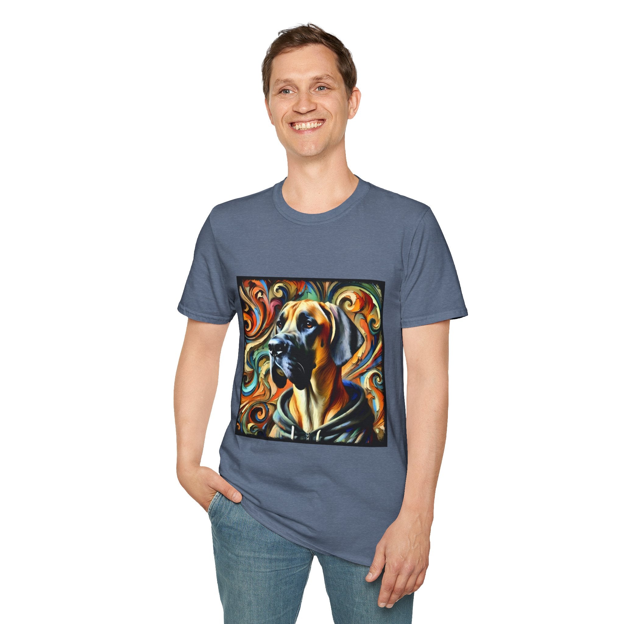 Great Dane Street Swirl | Unisex Dog T-Shirt