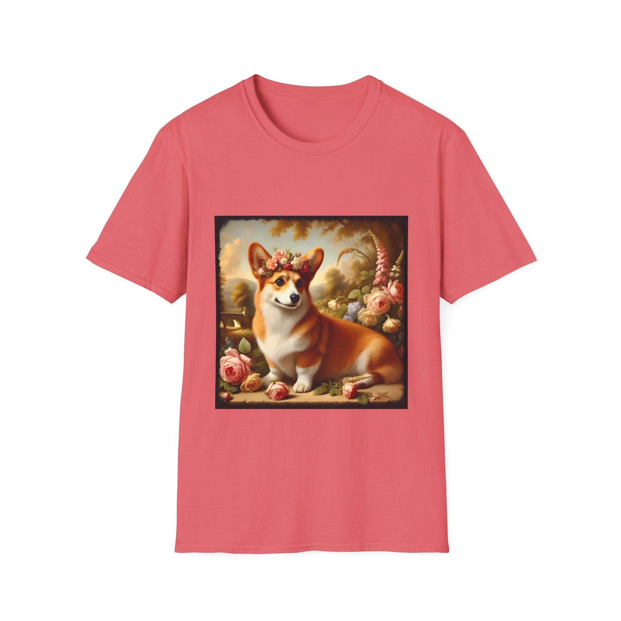 Pembroke Welsh Corgi Botanical Beauty | Unisex Dog T-Shirt