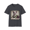 Boston Terrier Camo Cutie | Unisex Dog T-Shirt